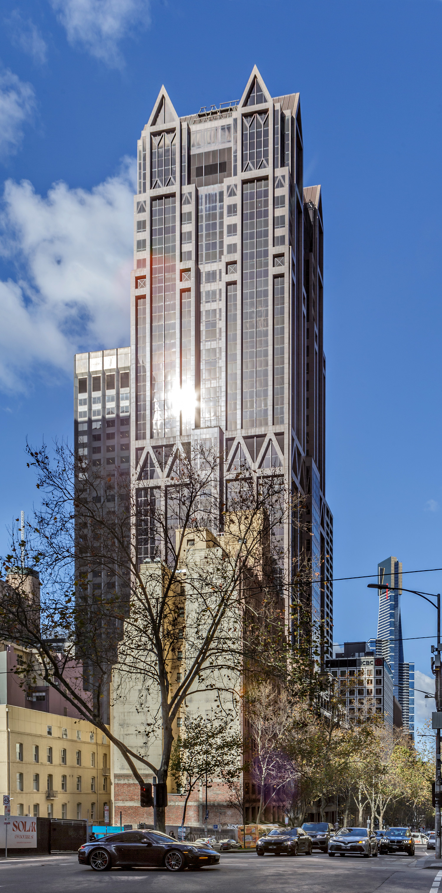 100 Queen Street, Melbourne - View from the northeast. © Mathias Beinling