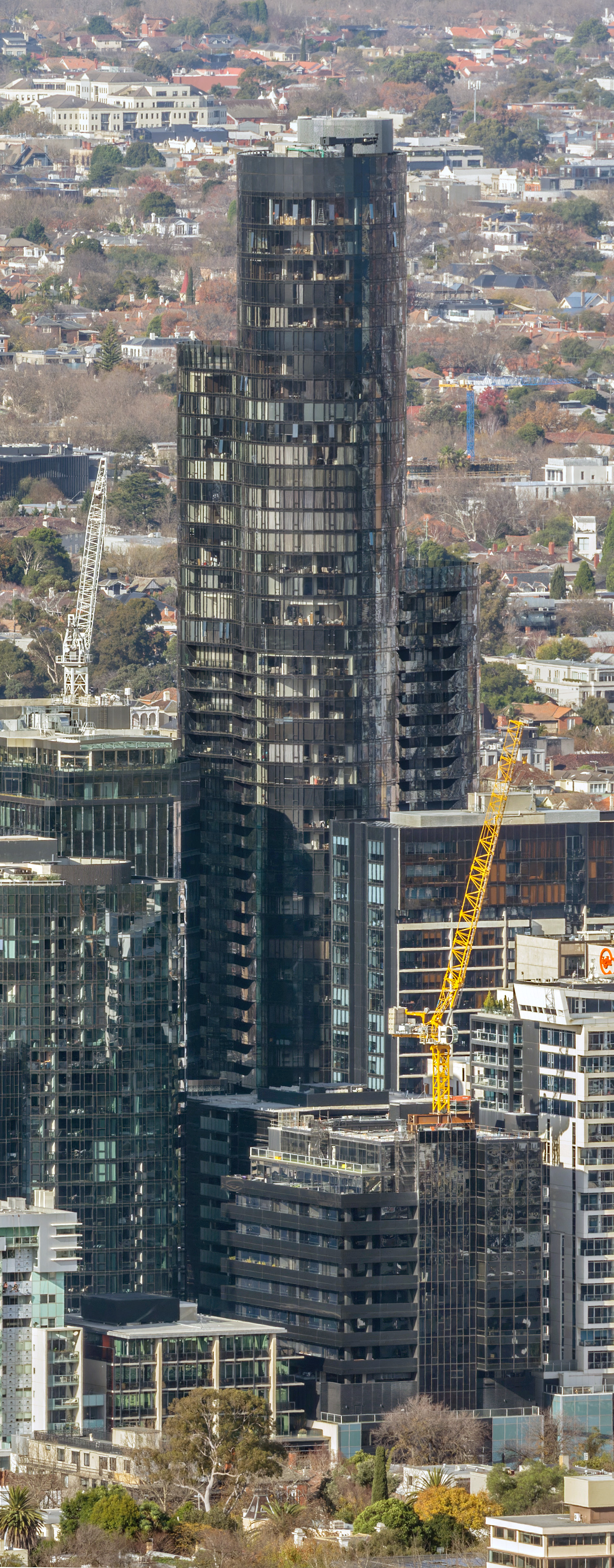 Chapel Tower, Melbourne - View from Eureka Tower. © Mathias Beinling