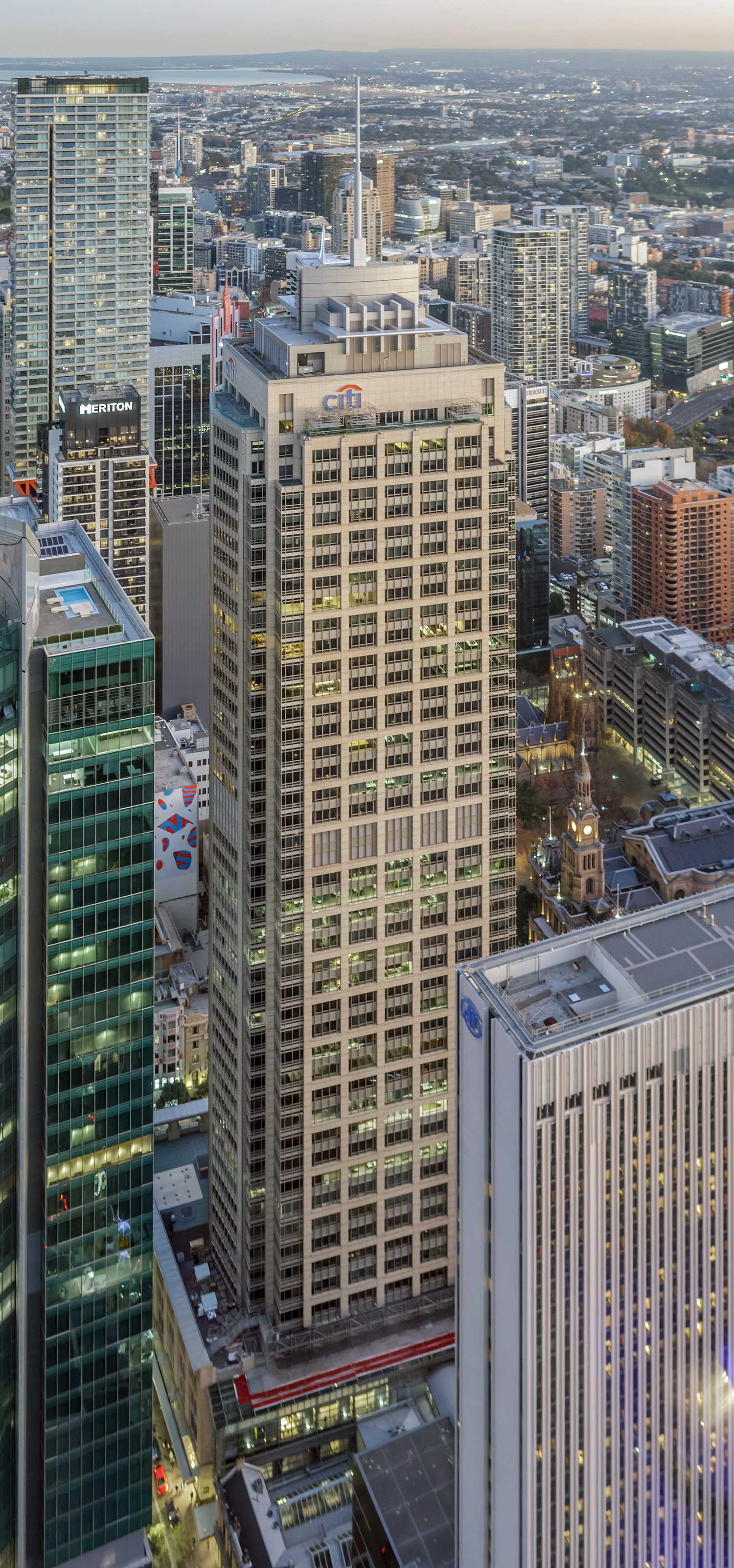 Citigroup Centre, Sydney - View from Sydney Tower. © Mathias Beinling