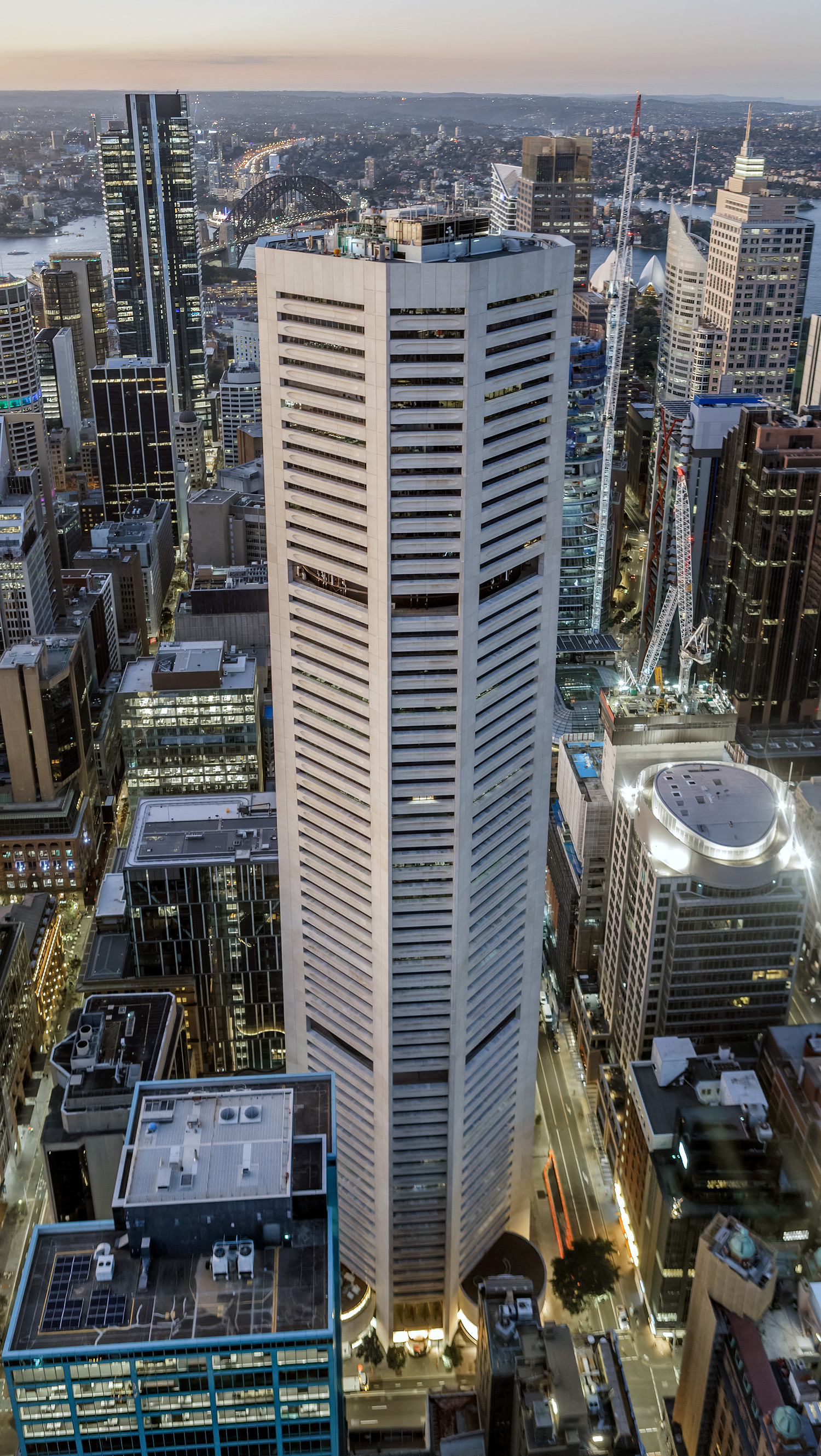 MLC Centre, Sydney - View from Sydney Tower. © Mathias Beinling