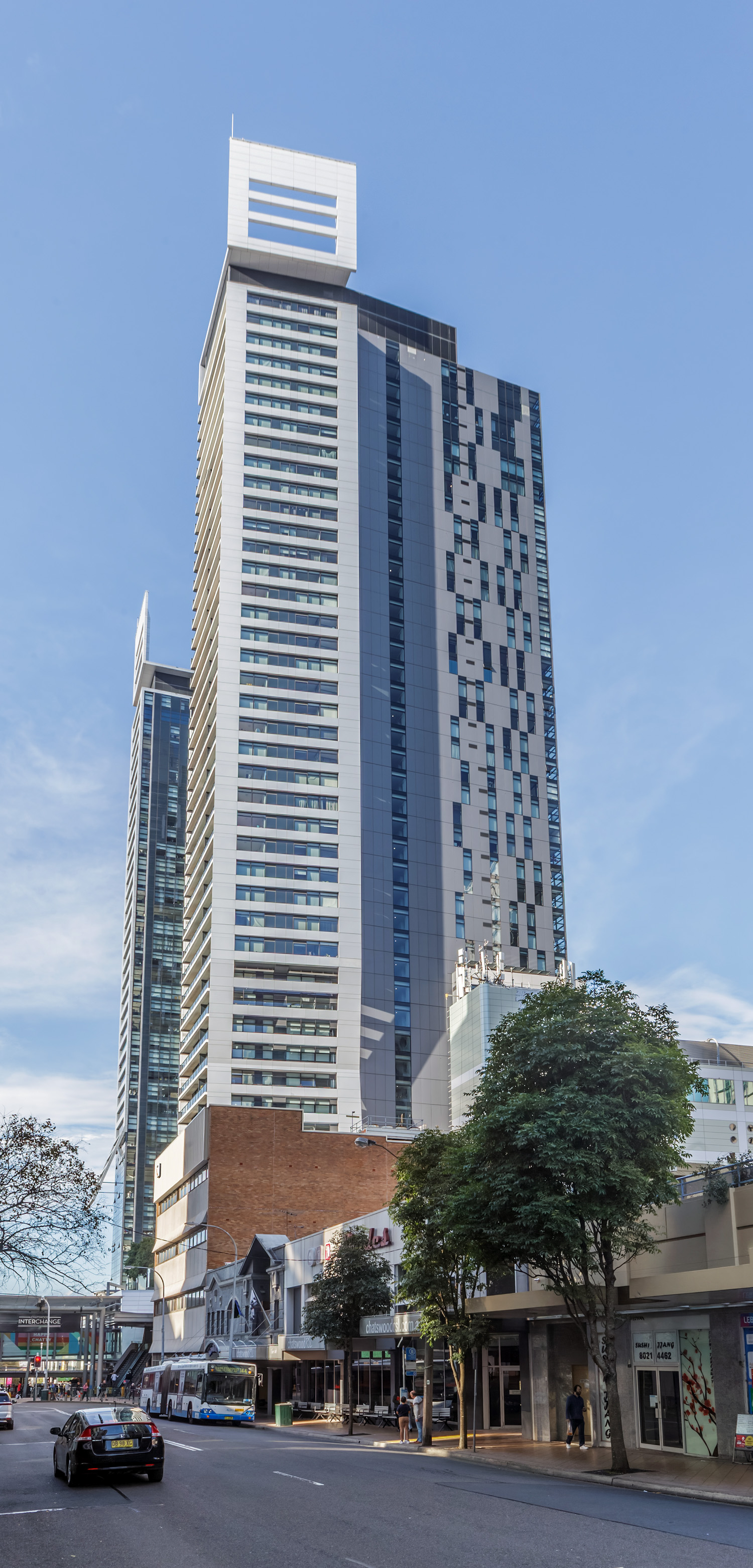 Metro Grand Residences, Sydney - View from the west. © Mathias Beinling