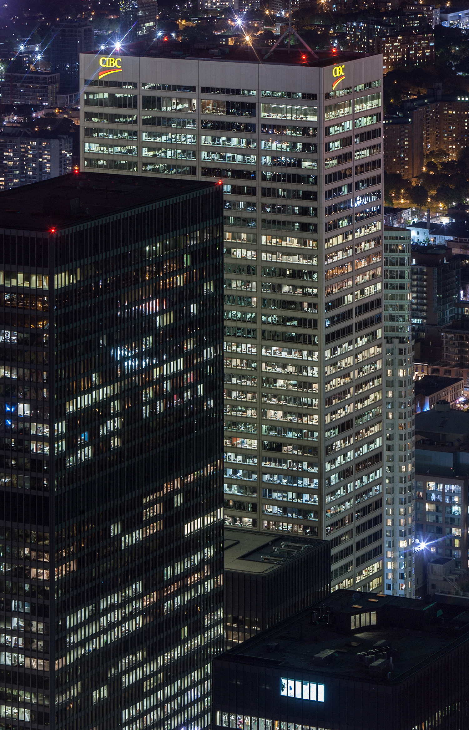 Commerce Court West, Toronto - View from CN Tower. © Mathias Beinling