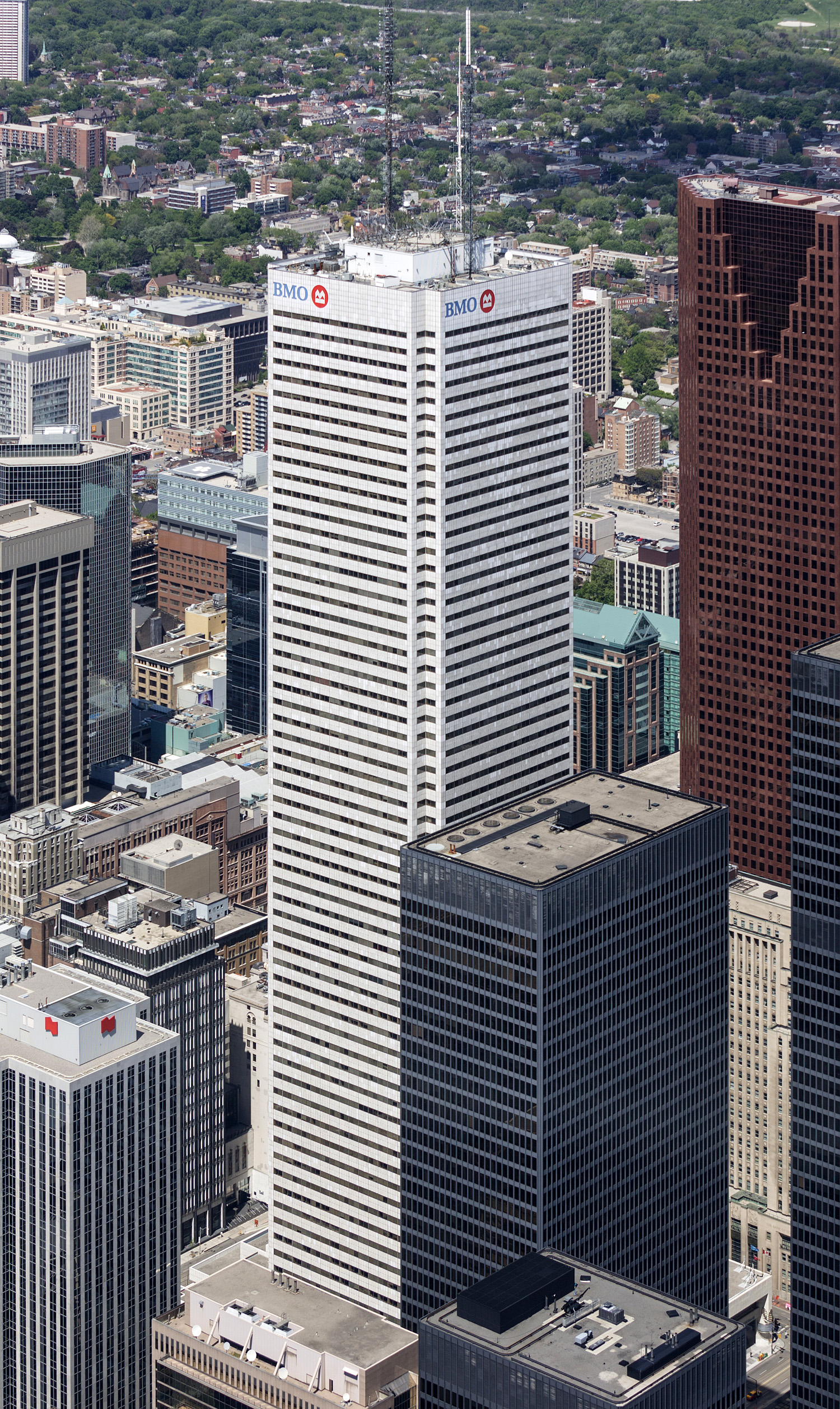 First Canadian Place, Toronto - View from CN Tower. © Mathias Beinling