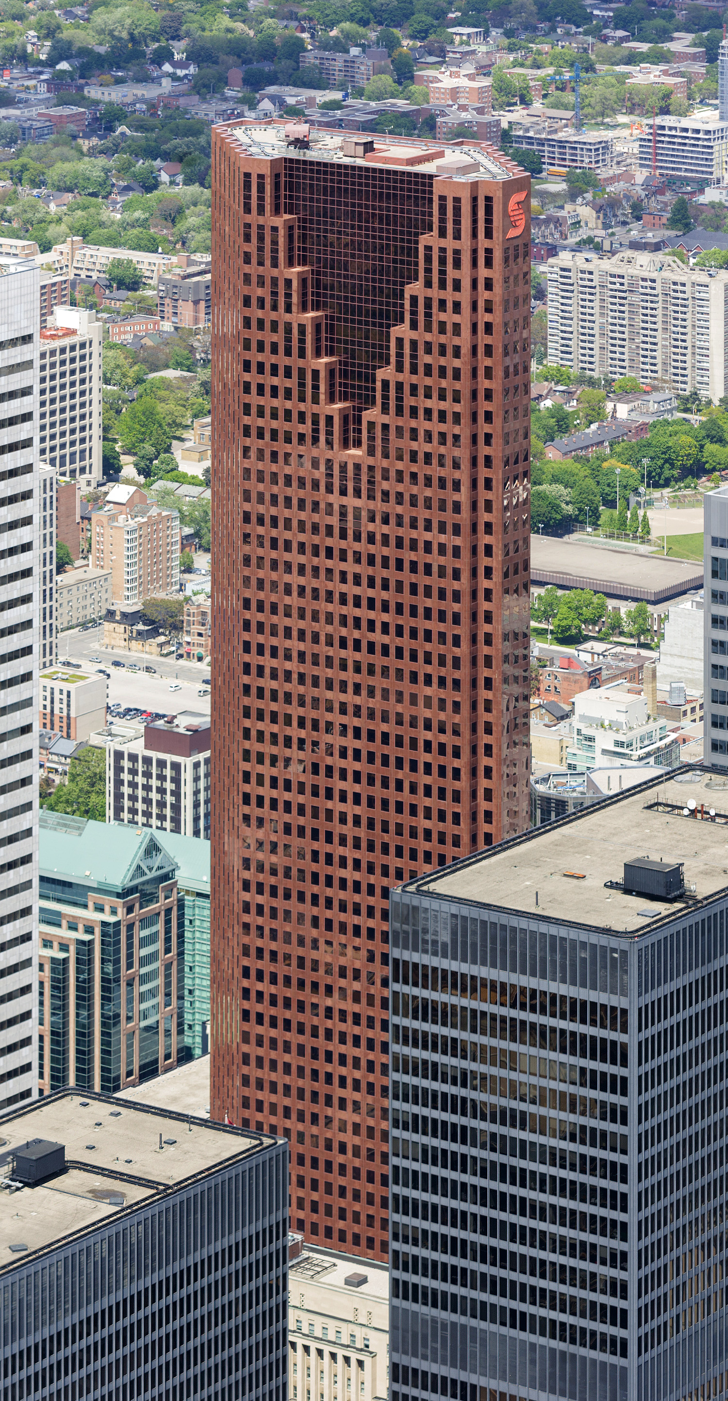 Scotia Tower, Toronto - View from CN Tower. © Mathias Beinling