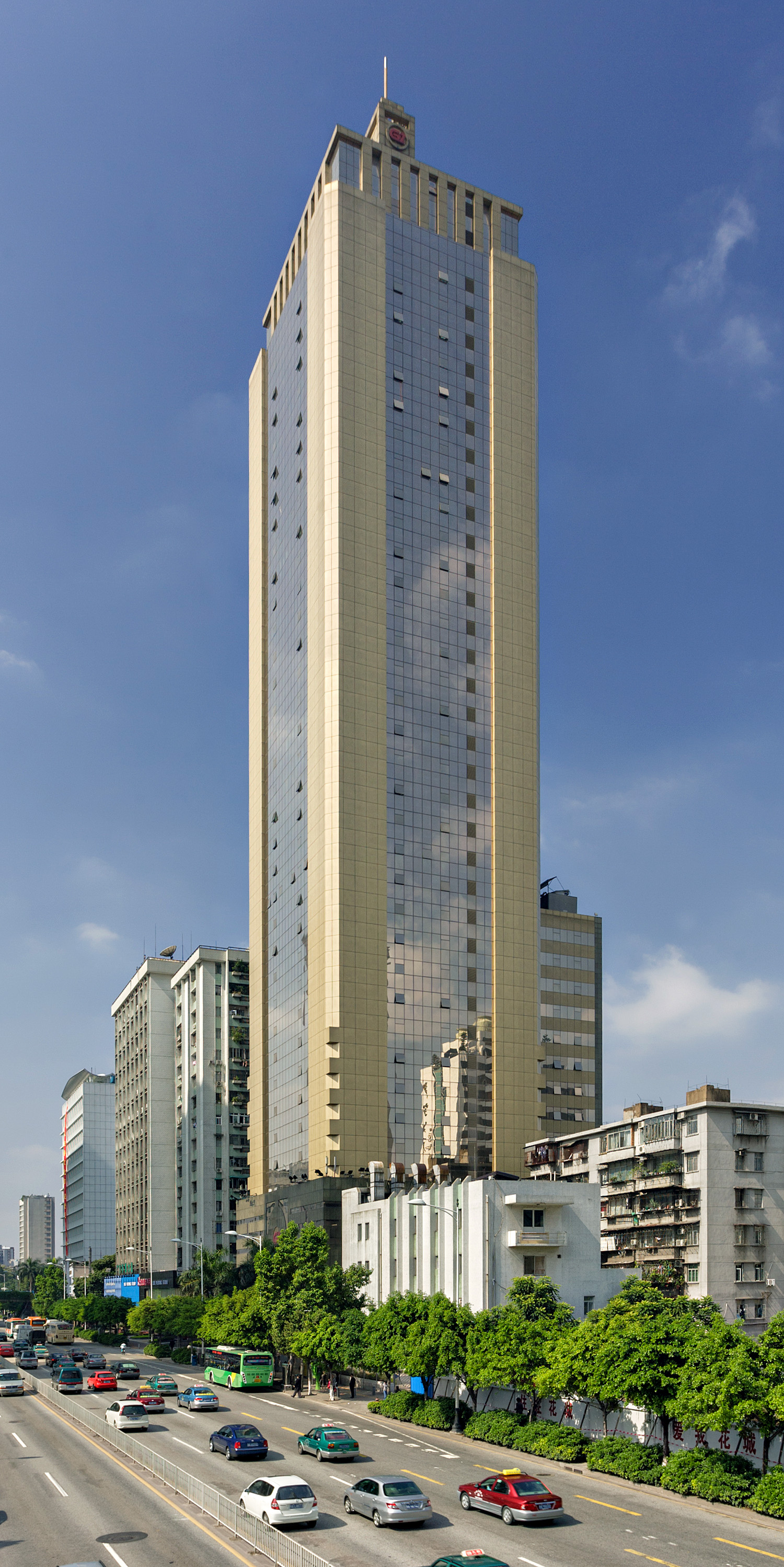 GZITIC Mansion, Guangzhou - View from the east. © Mathias Beinling