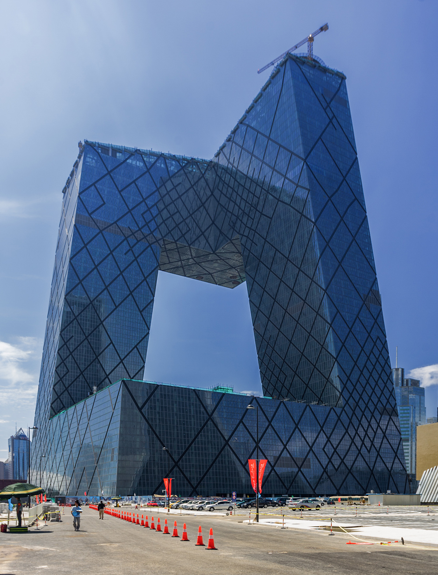 CCTV Headquarters, Peking - View from the north. © Mathias Beinling