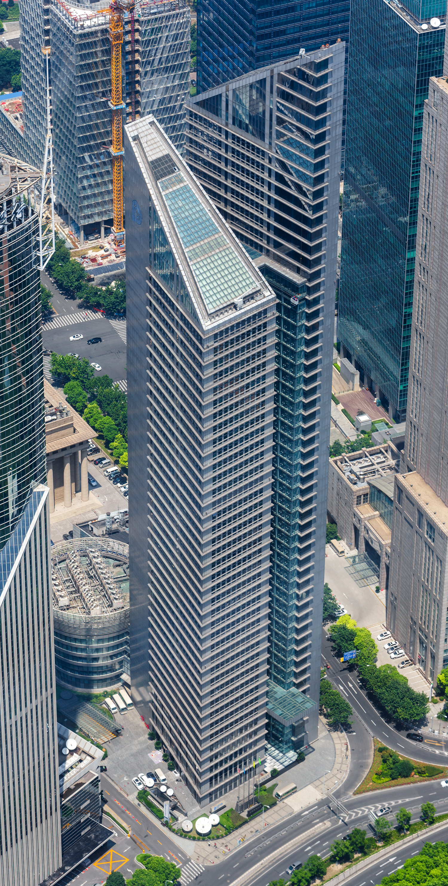 BOCOM Financial Towers, Shanghai - View from Shanghai Tower. © Mathias Beinling