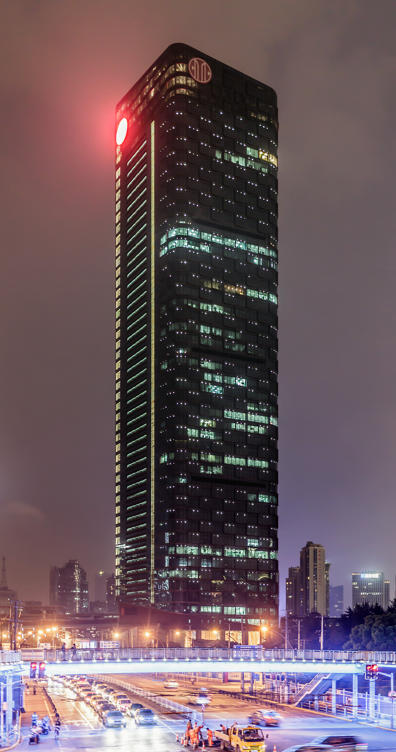 CITIC Plaza, Shanghai - View from the west. © Mathias Beinling