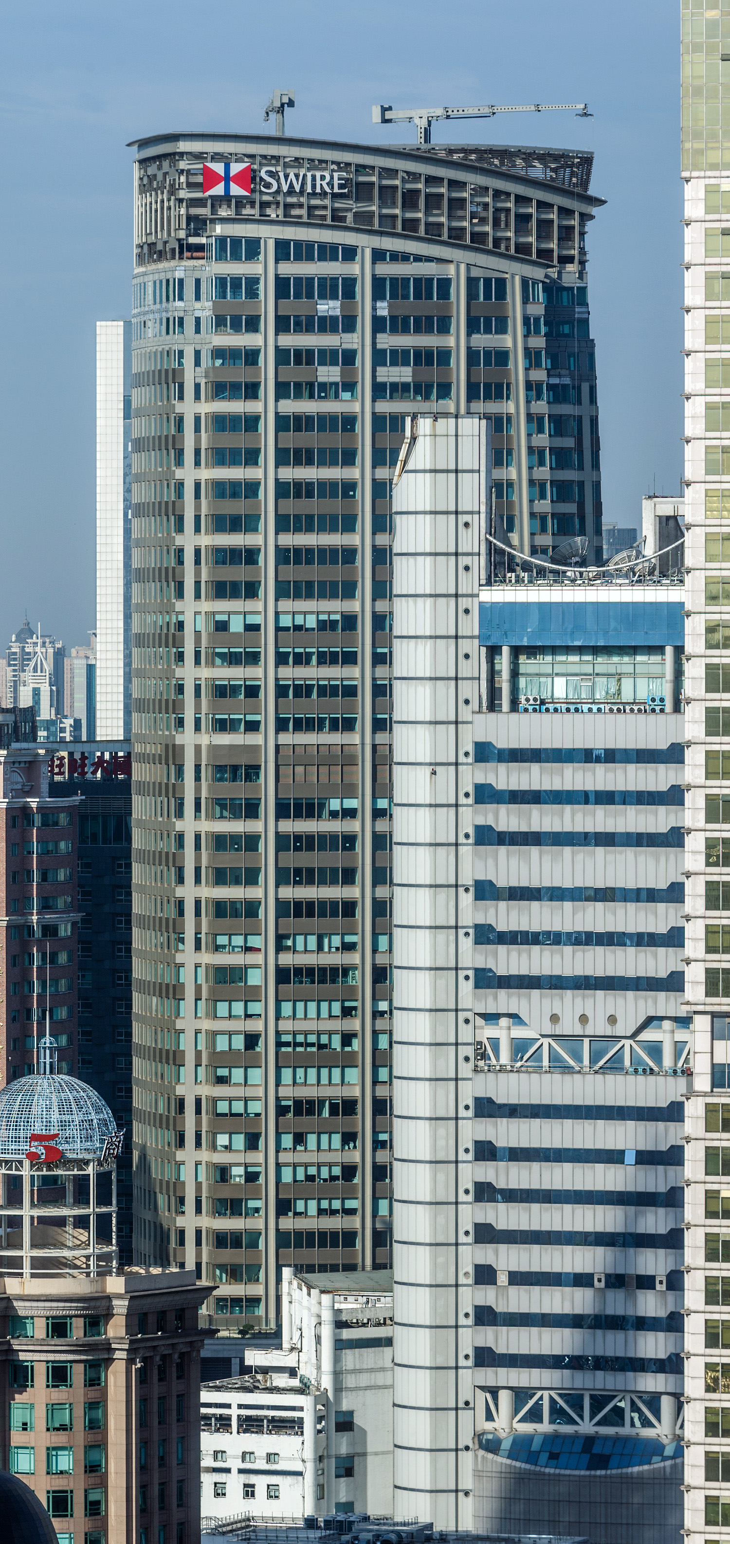 HKRI Centre Two, Shanghai - View from Radisson New World Hotel. © Mathias Beinling