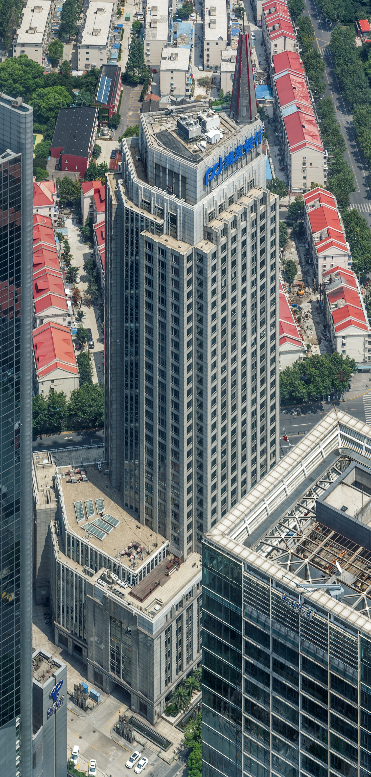 PUFA Tower, Shanghai - View from Shanghai Tower. © Mathias Beinling