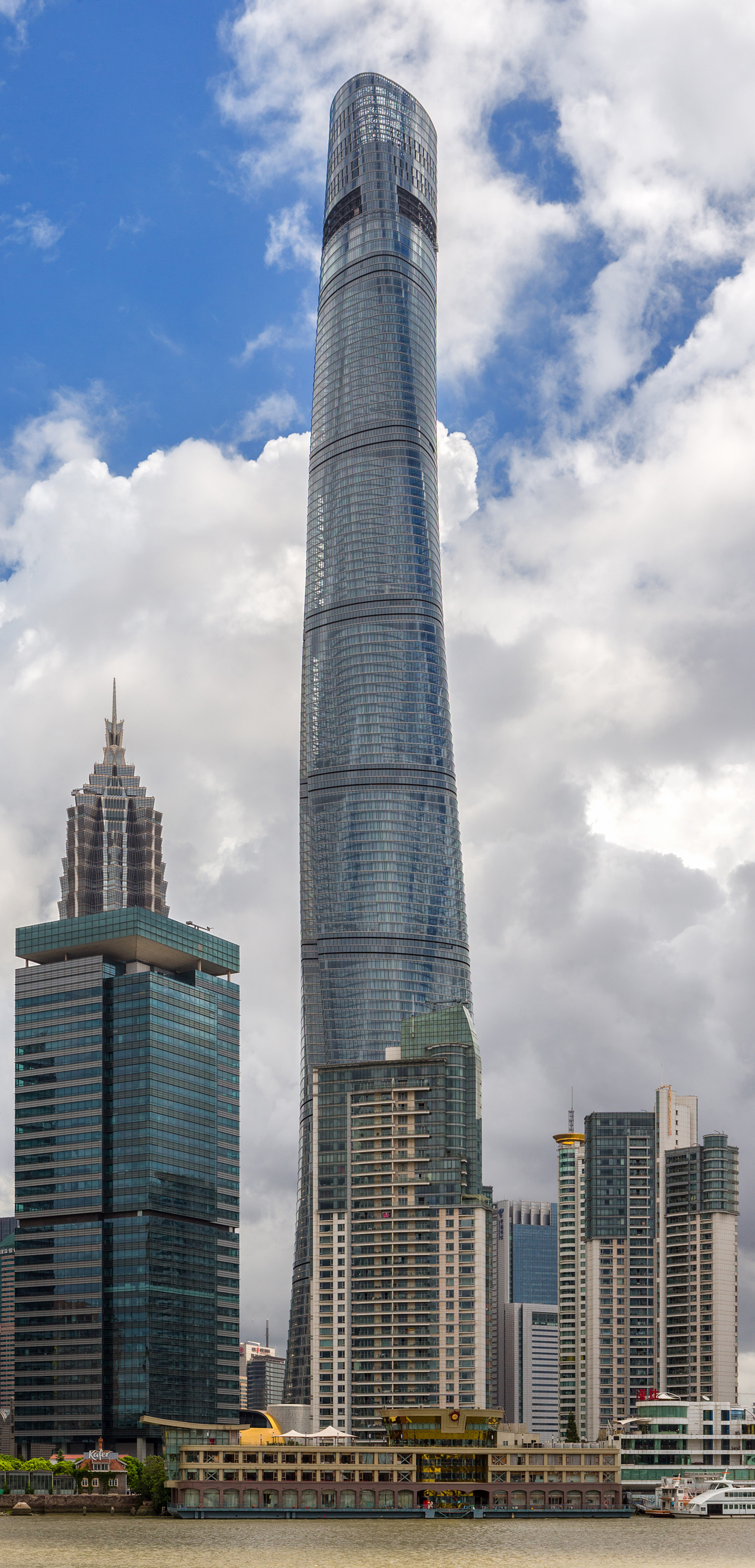 Shanghai Tower, Shanghai - View across Huangpu River. © Mathias Beinling