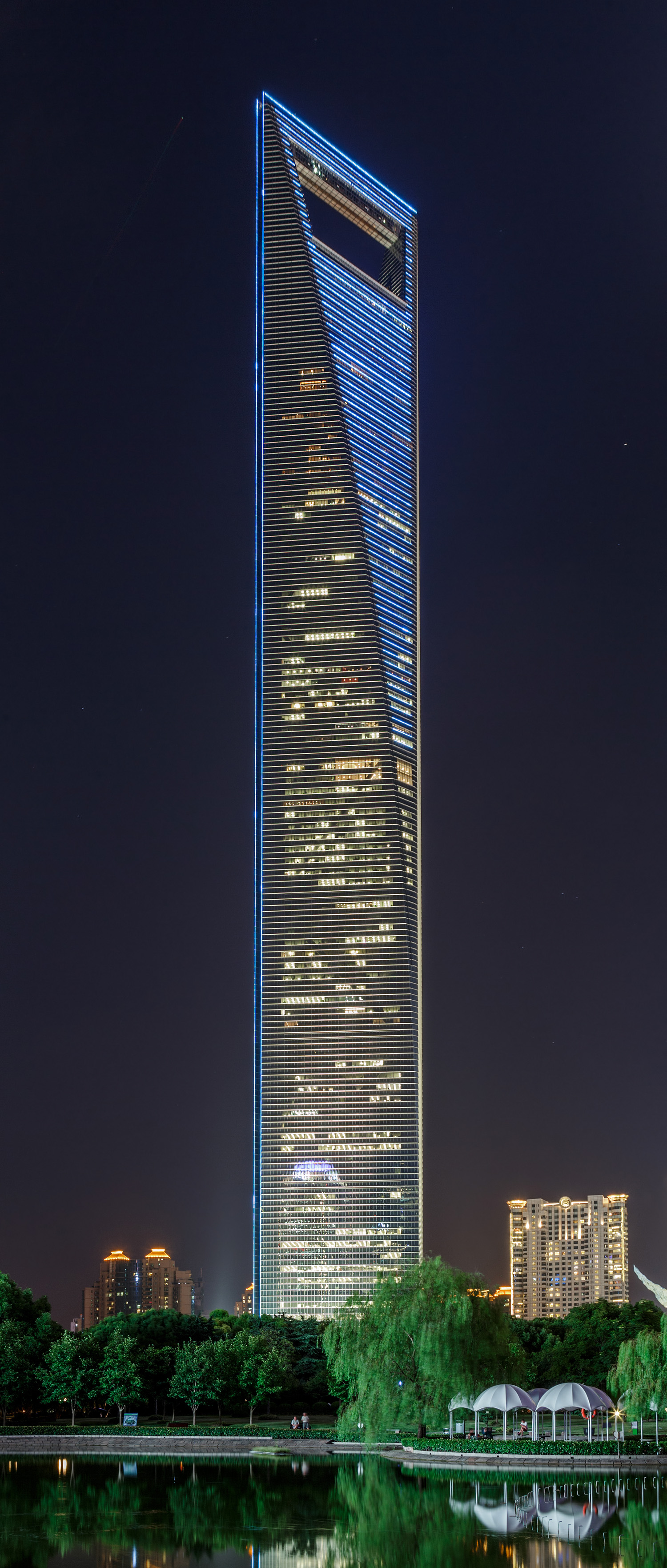 Shanghai World Financial Center, Shanghai - View from the north. © Mathias Beinling