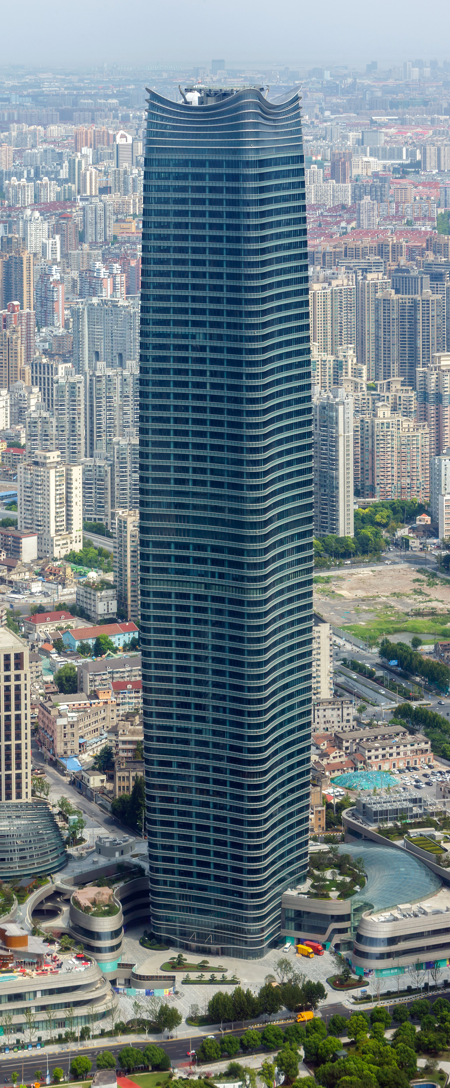 Sinar Mas Center, Shanghai - View from Oriental Pearl Tower. © Mathias Beinling