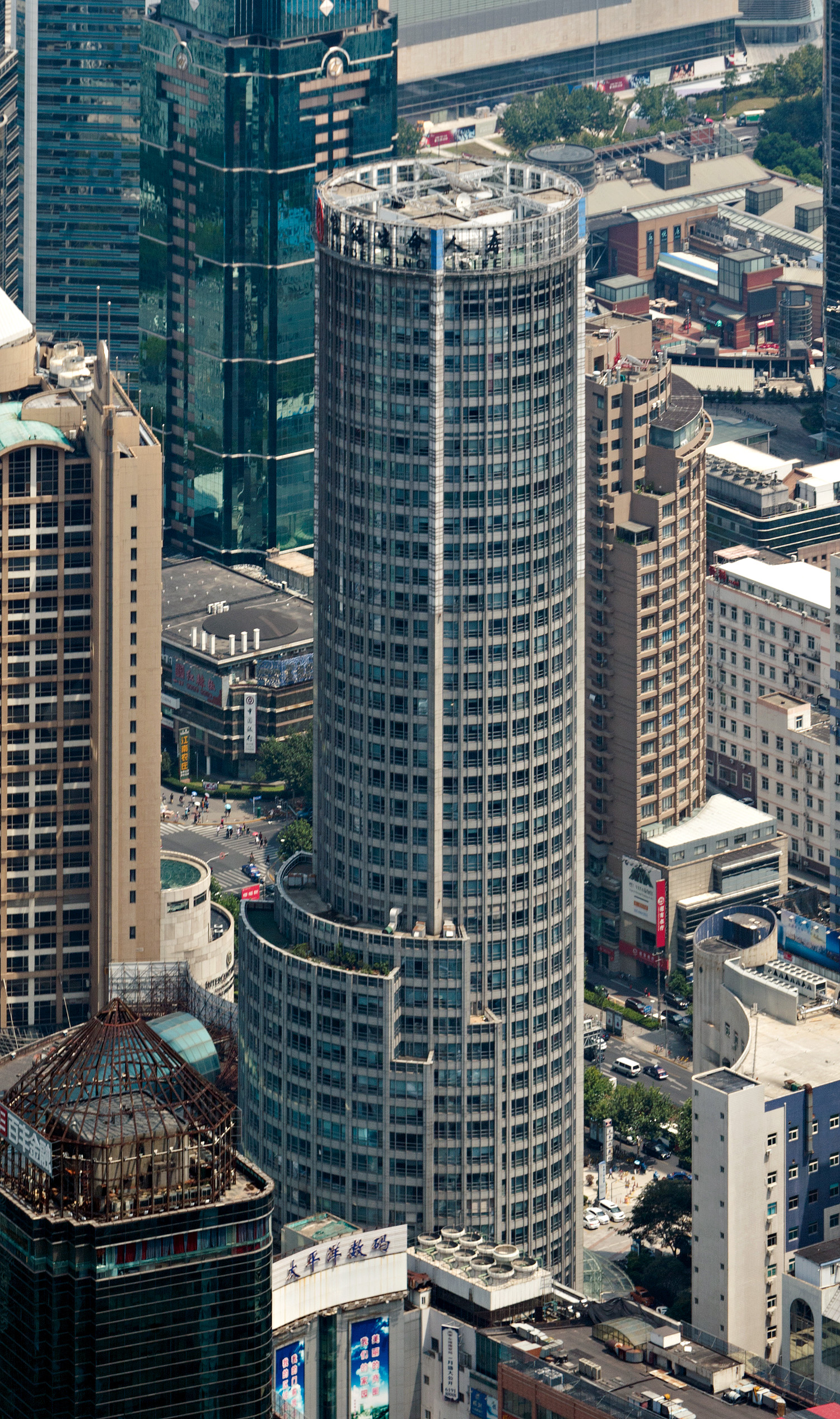 Sino Life Tower, Shanghai - View from Shanghai Tower. © Mathias Beinling