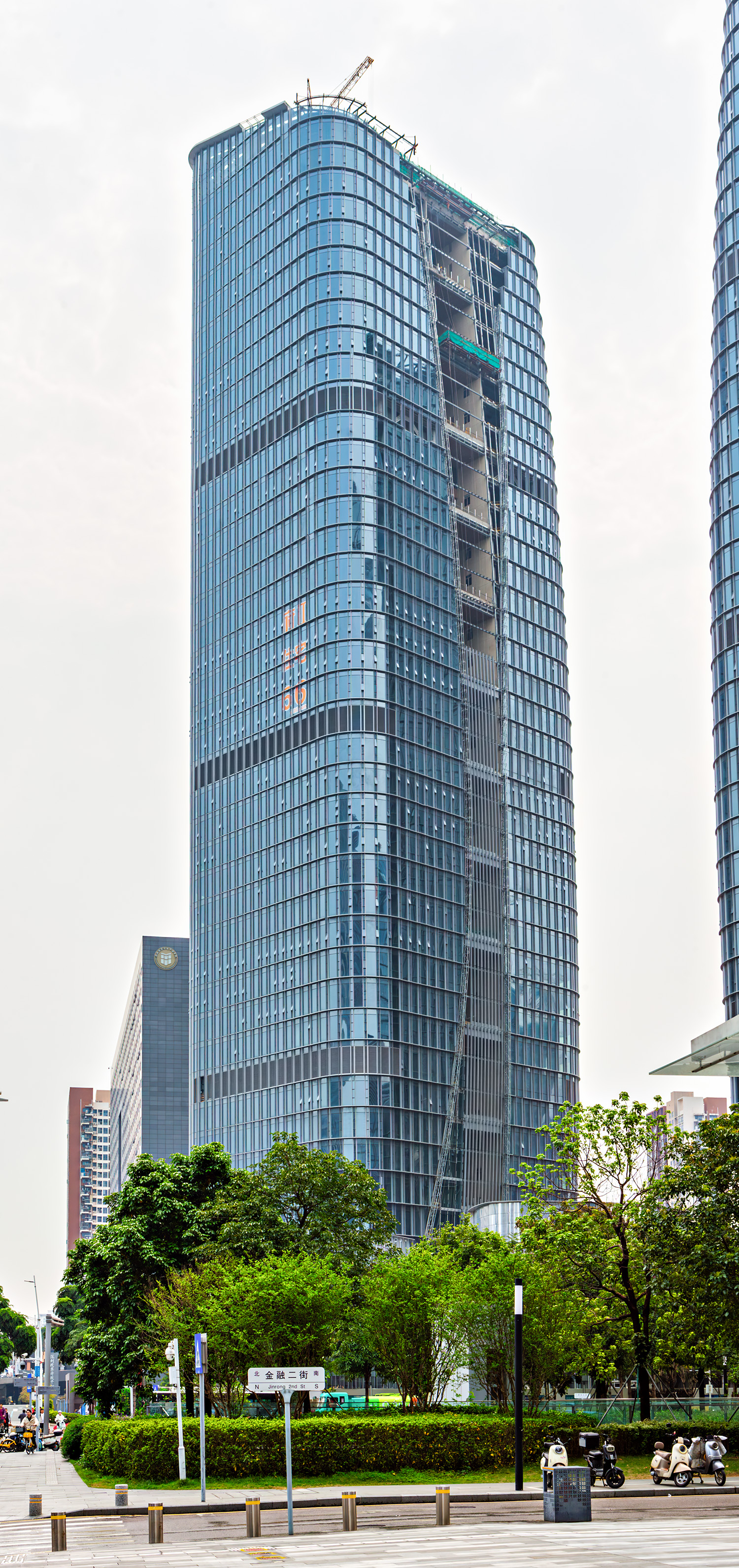 Qianhai Future Times Tower 2, Shenzhen - View from the west. © Mathias Beinling