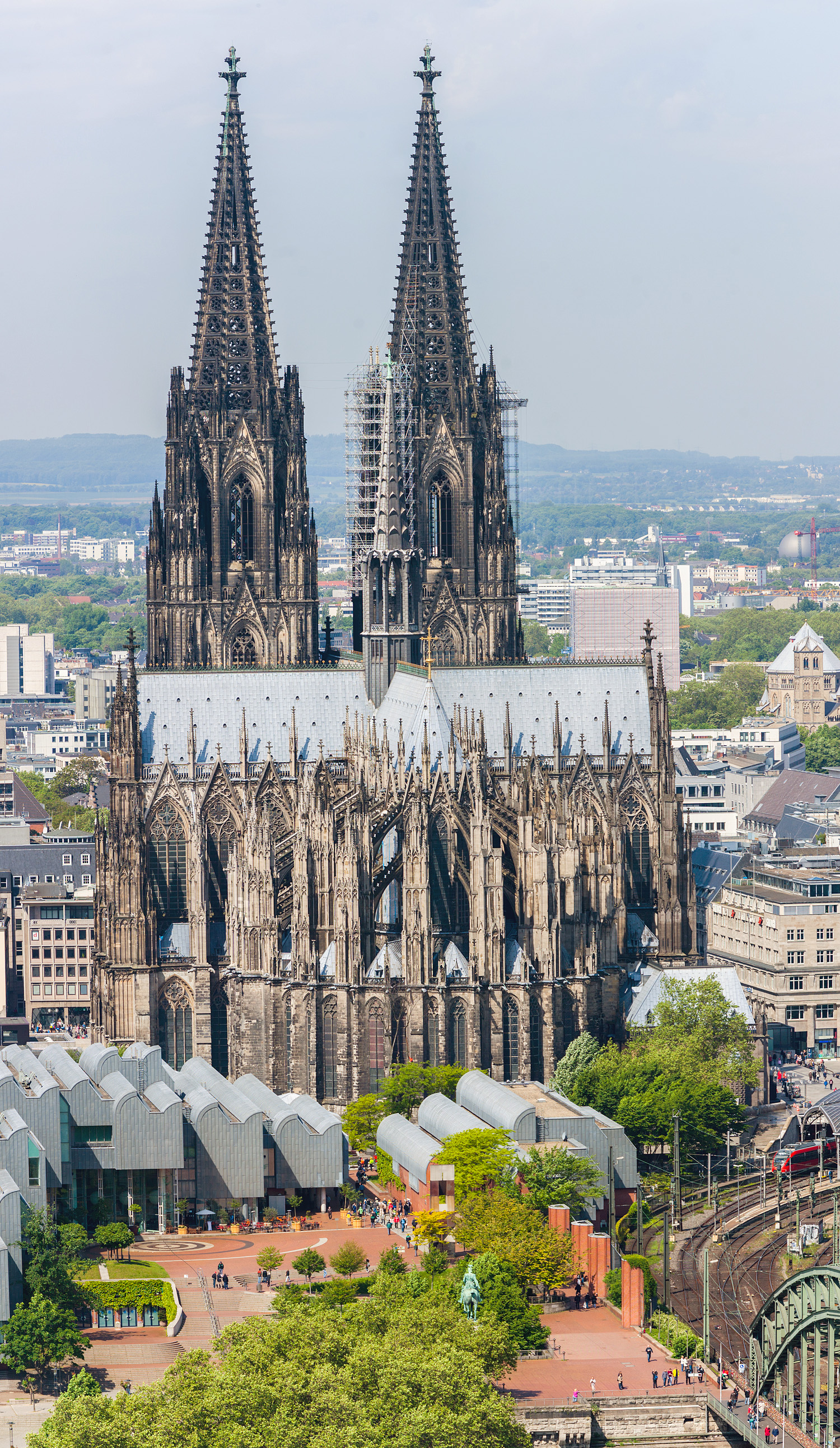 Cologne Cathedral, Cologne - View from KlnTriangle. © Mathias Beinling