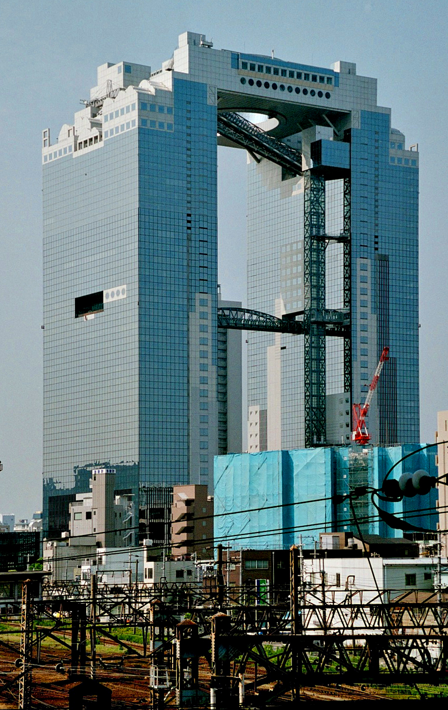 Umeda Sky Building, Osaka - View from the northwest. © Mathias Beinling