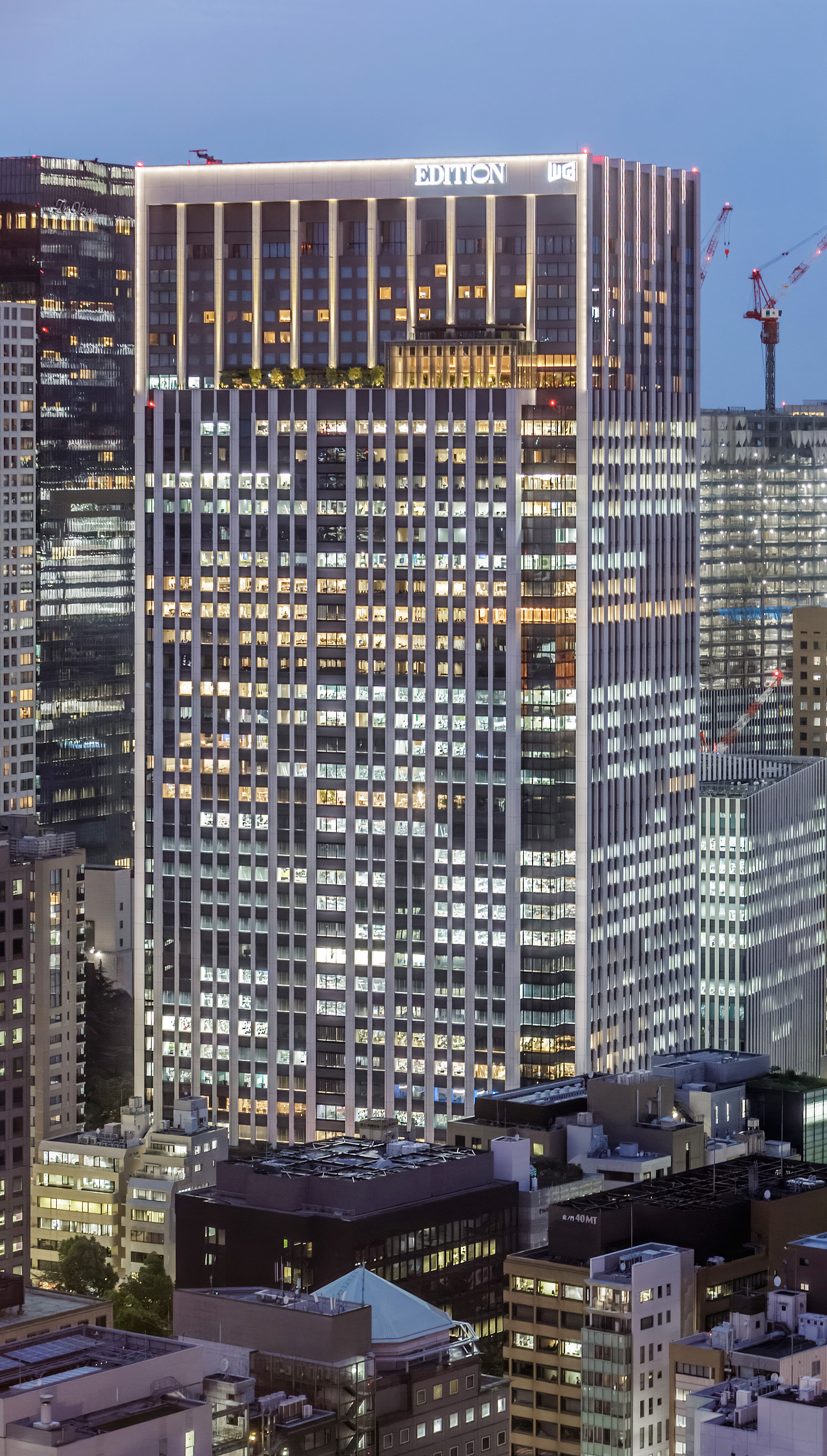 Kamiyacho Trust Tower, Tokyo - View from Tokyo Tower. © Mathias Beinling