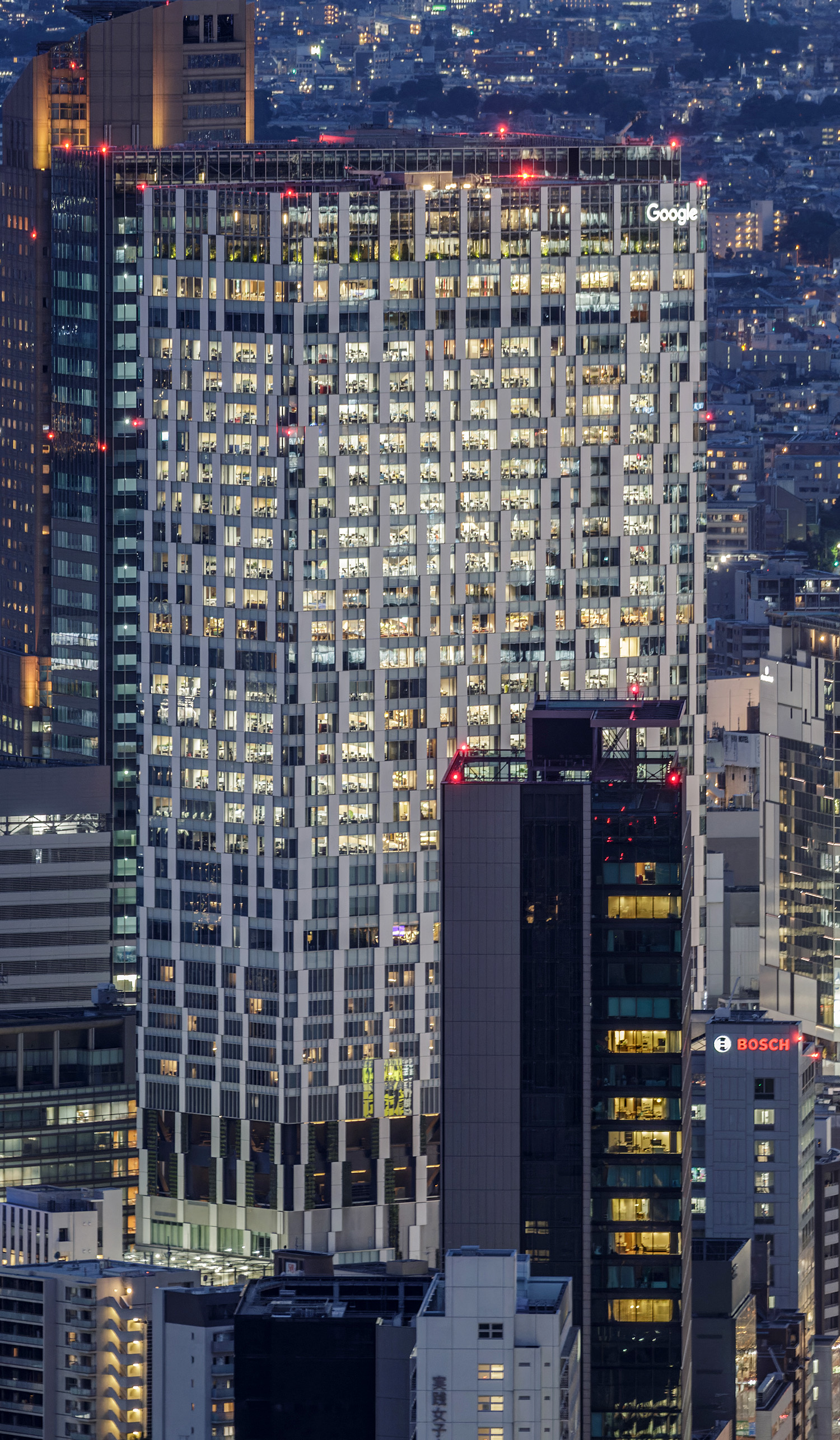 Shibuya Stream, Tokyo - View from Roppongi Hills Mori Tower. © Mathias Beinling