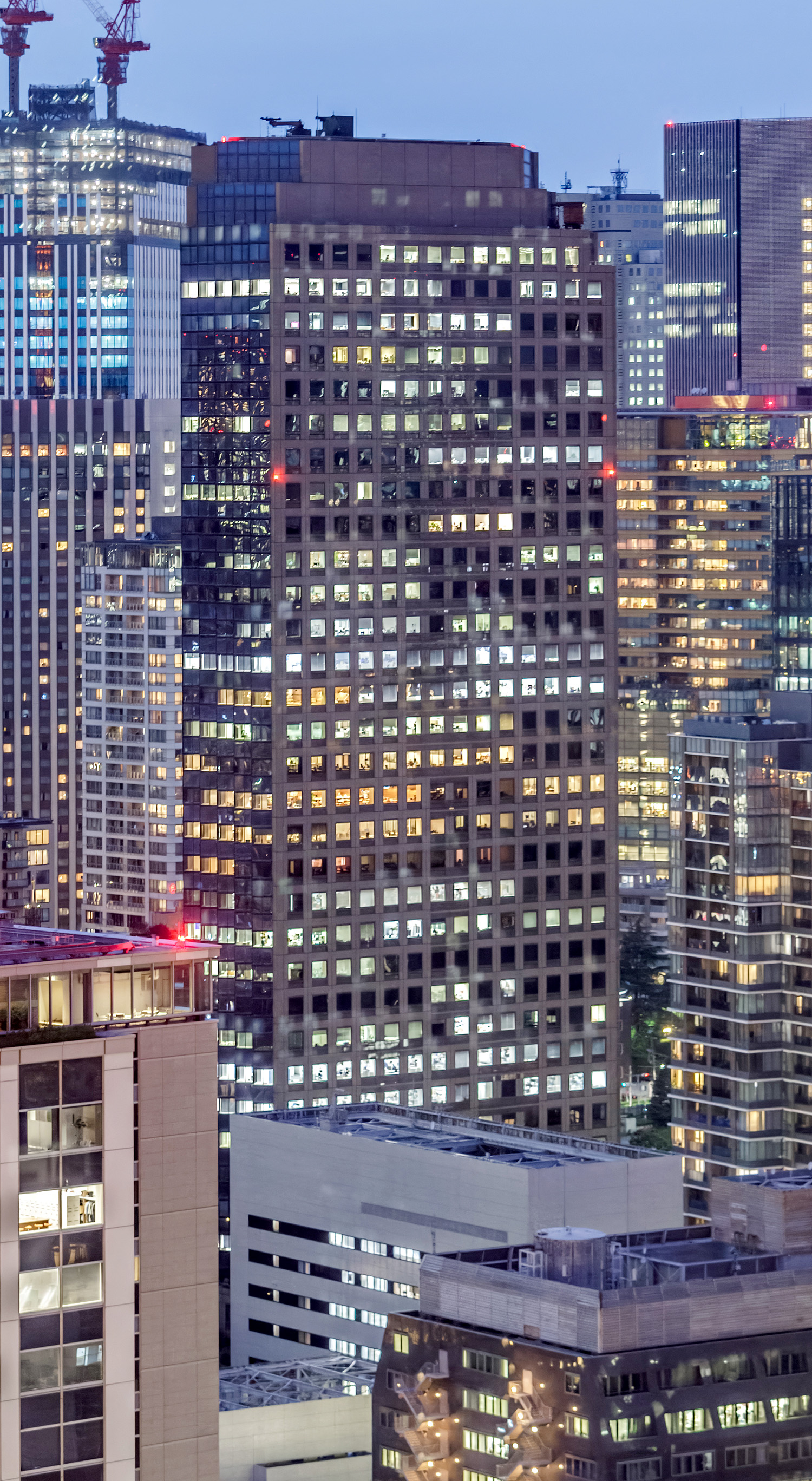 Shiroyama JT Trust Tower, Tokyo - View from Tokyo Tower. © Mathias Beinling