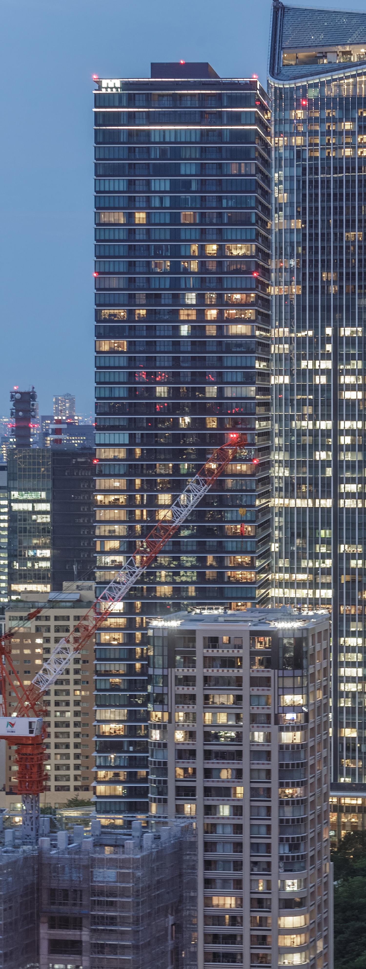 Toranomon Hills Residential Tower, Tokyo - View from Tokyo Tower. © Mathias Beinling