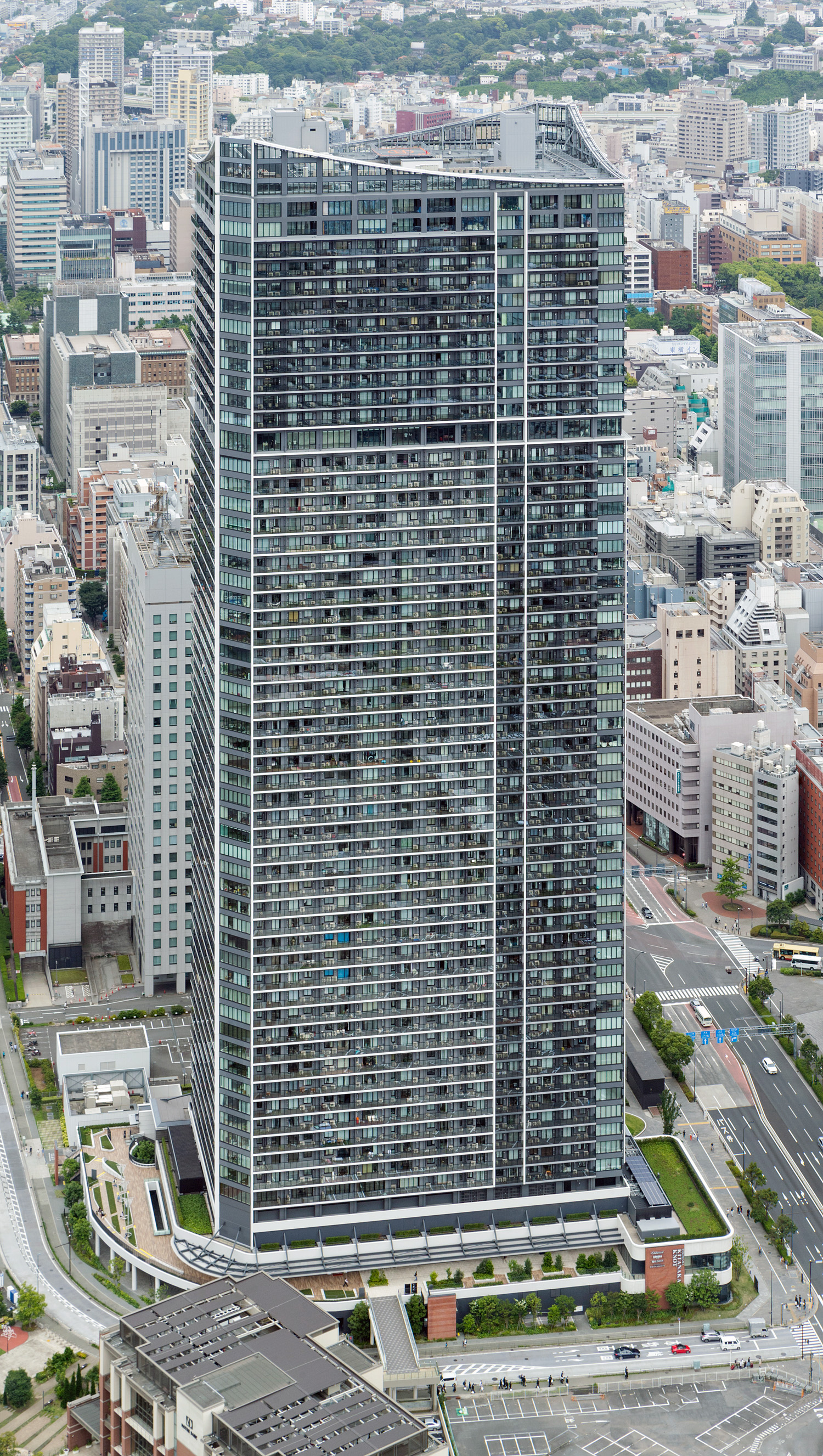 The Tower Yokohama Kitanaka, Yokohama - View from Landmark Tower. © Mathias Beinling
