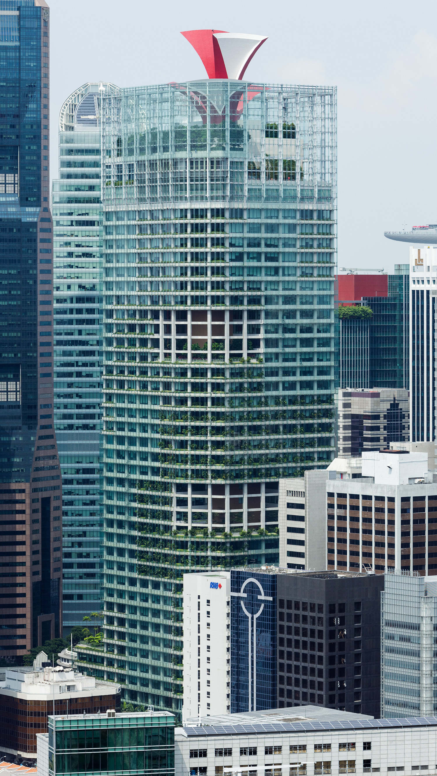 CapitaGreen, Singapore - View from Pinnacle@Duxton. © Mathias Beinling
