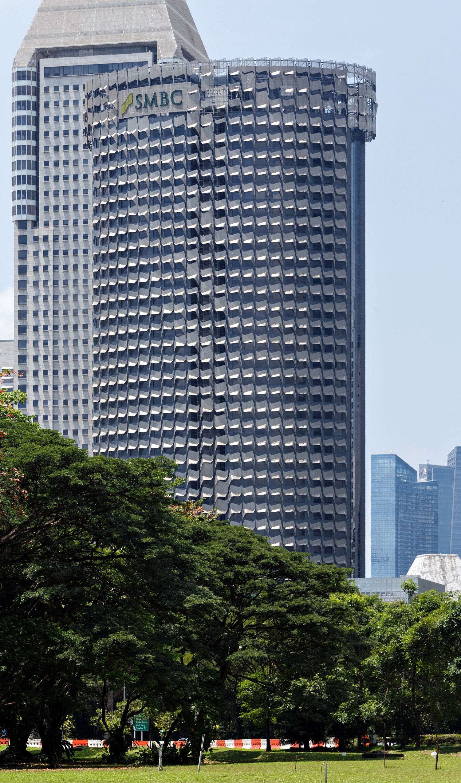 Centennial Tower, Singapore - View from the northeast. © Mathias Beinling