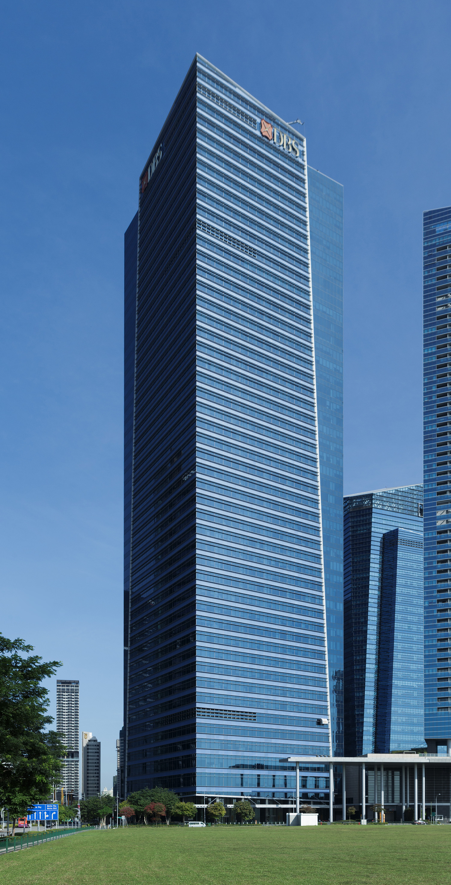 Marina Bay Financial Centre Office Tower III, Singapore - View from the southeast. © Mathias Beinling