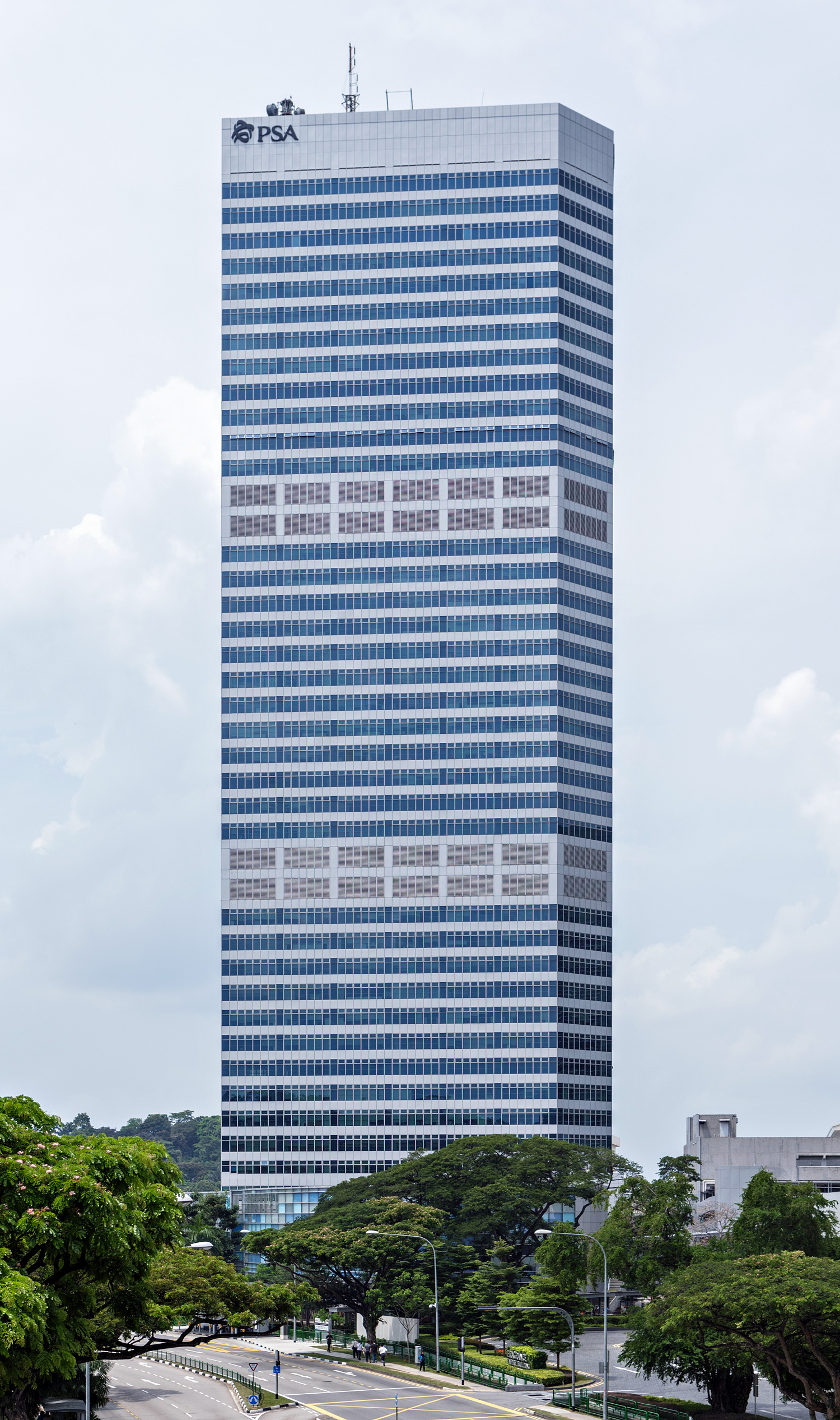 PSA Building, Singapore - View from the north. © Mathias Beinling