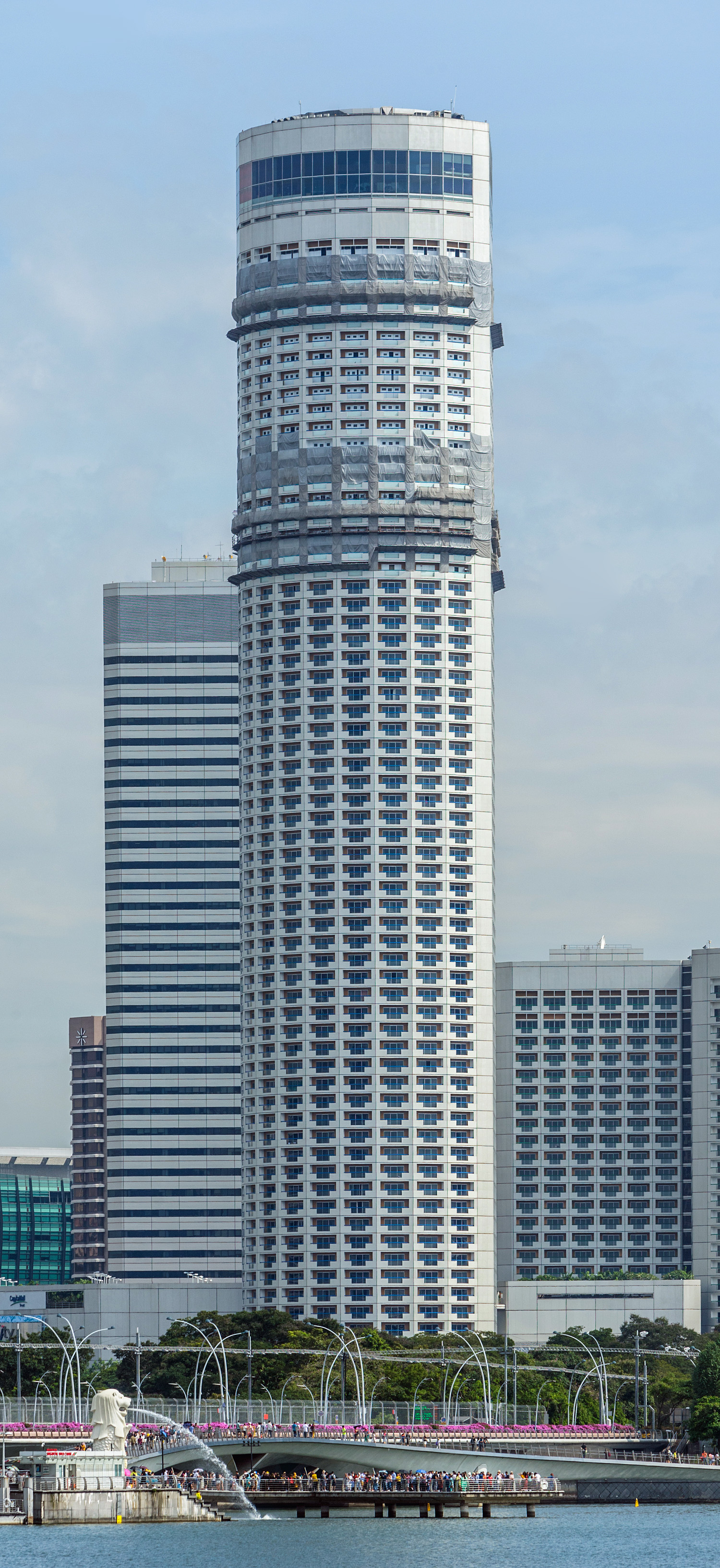 Swissotel The Stamford, Singapore - View from the south. © Mathias Beinling