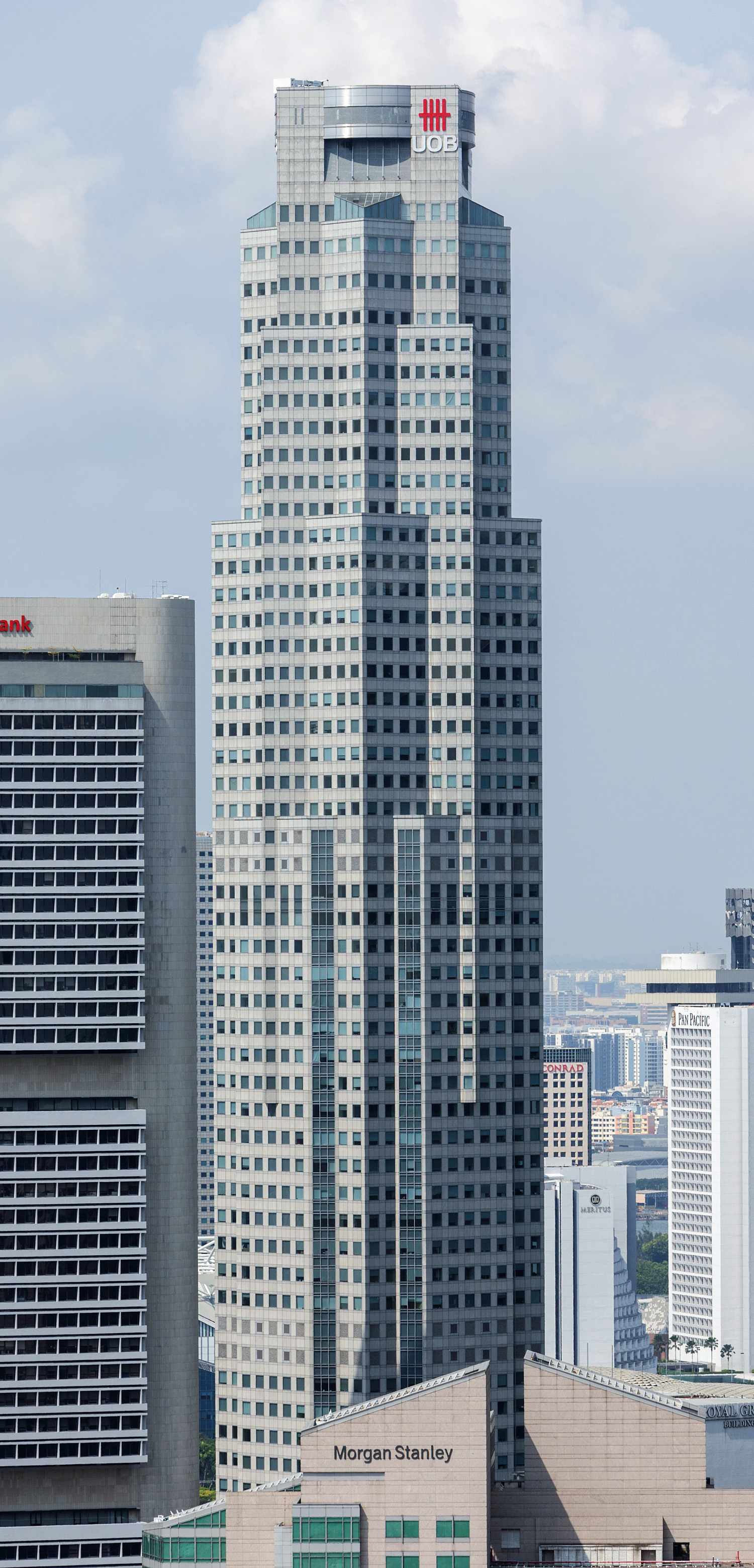 United Overseas Bank Plaza One, Singapore - View from Pinnacle@Duxton. © Mathias Beinling