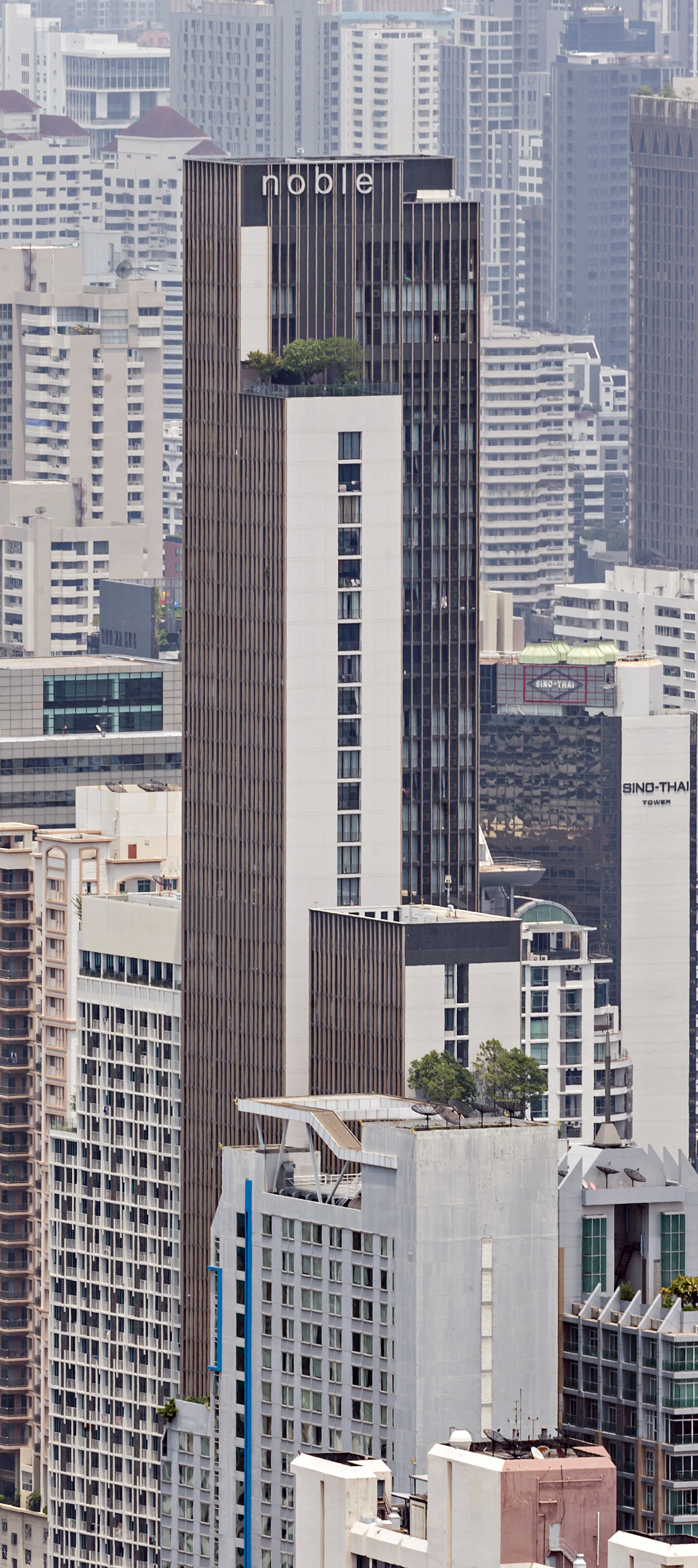Noble BE19, Bangkok - View from Baiyoke Tower II. © Mathias Beinling