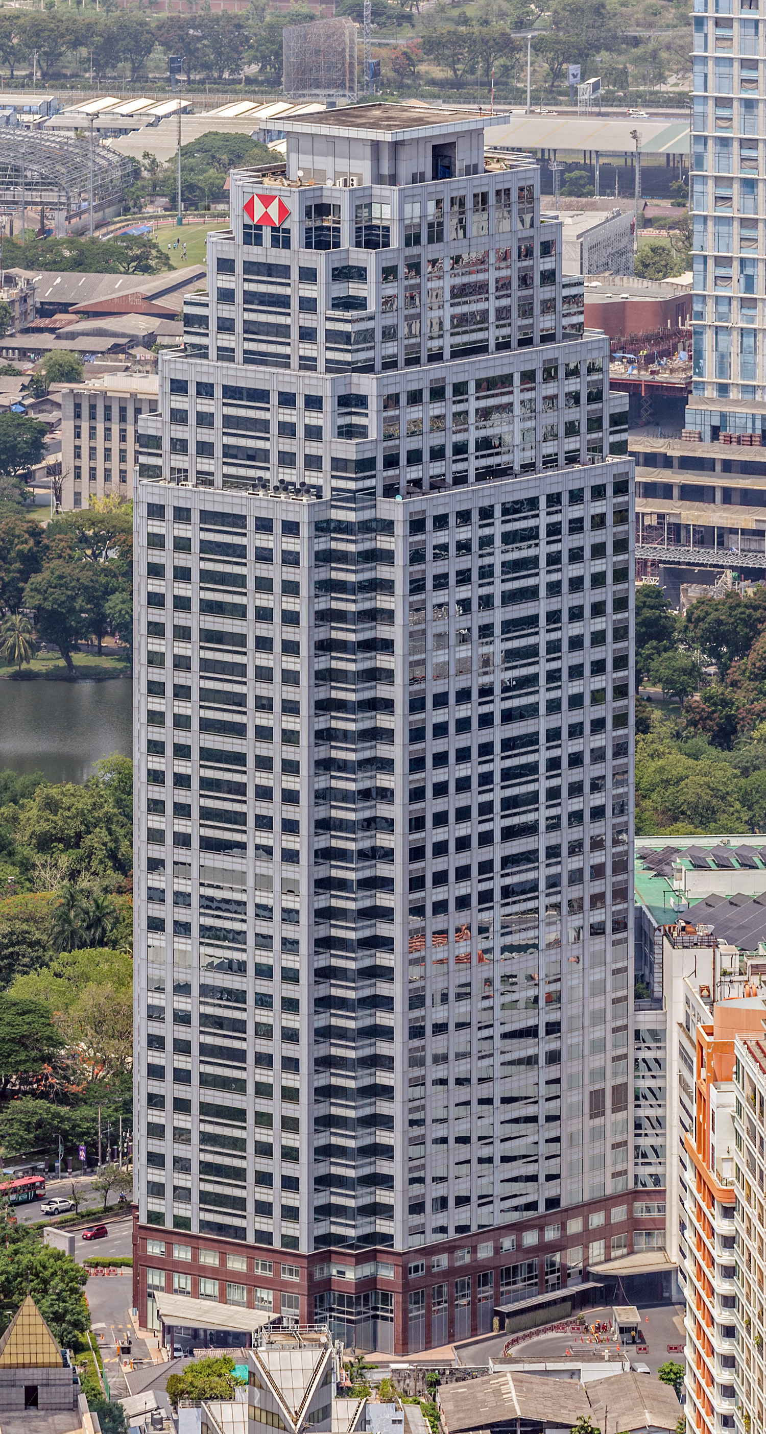 U Chu Liang Building, Bangkok - View from King Power Mahanakhon. © Mathias Beinling