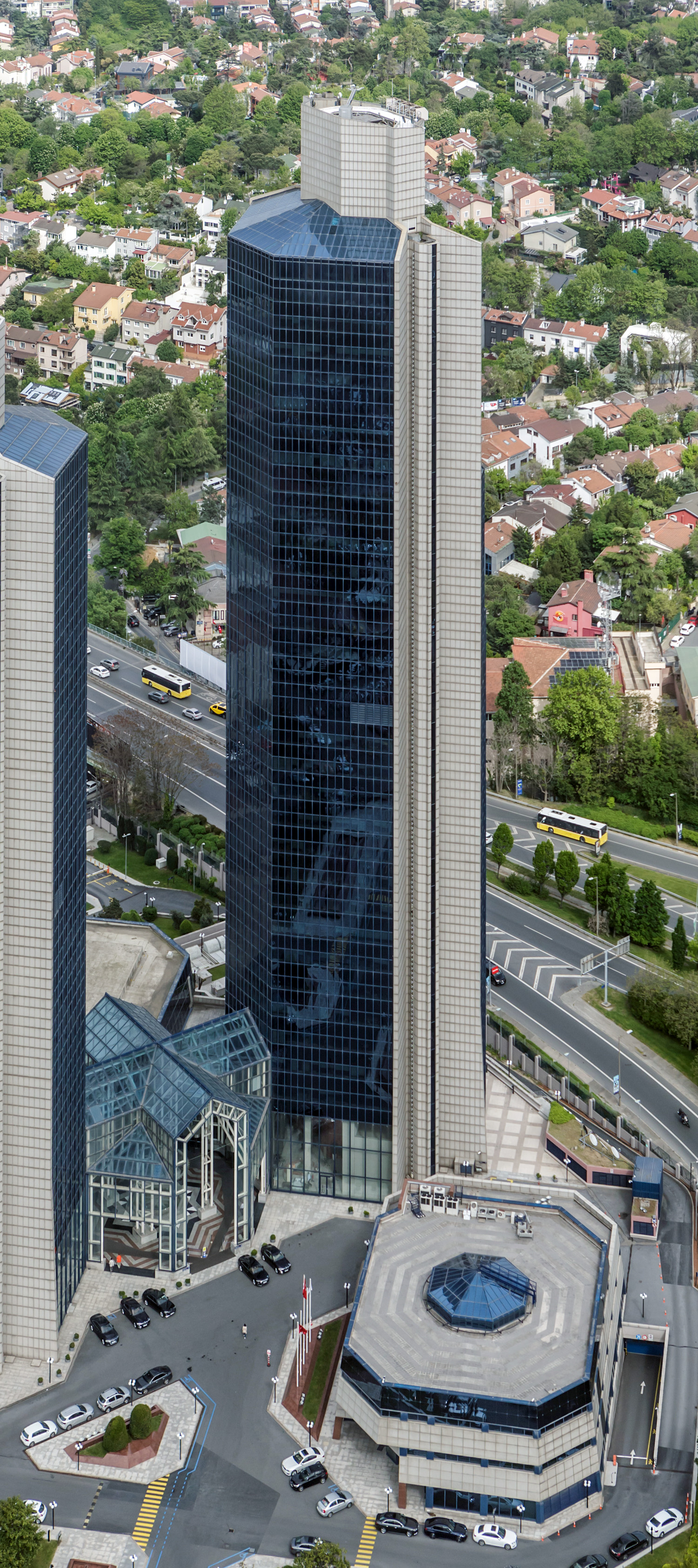 Akbank Tower, Istanbul - View from Sapphire Tower. © Mathias Beinling