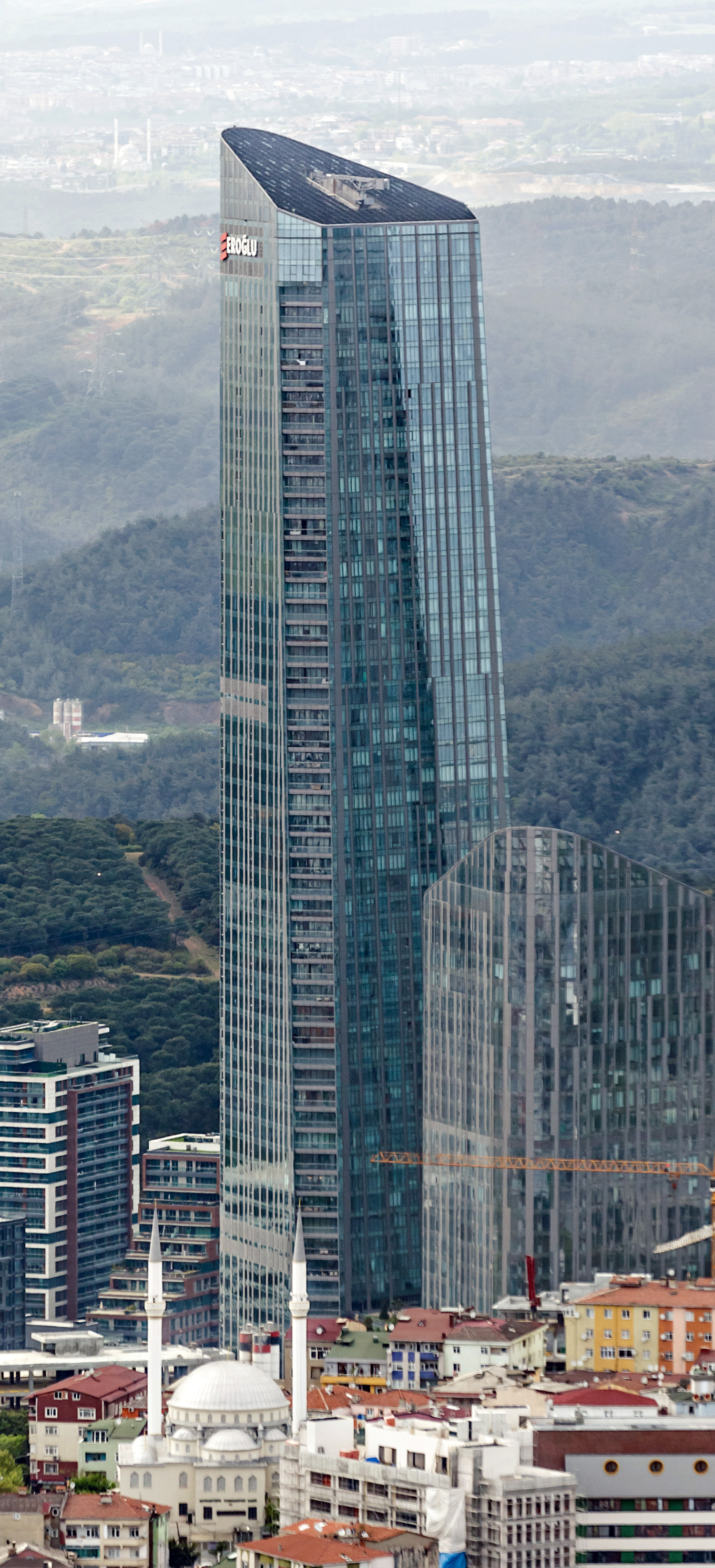 Skyland Residential Tower, Istanbul - View from Sapphire Tower. © Mathias Beinling