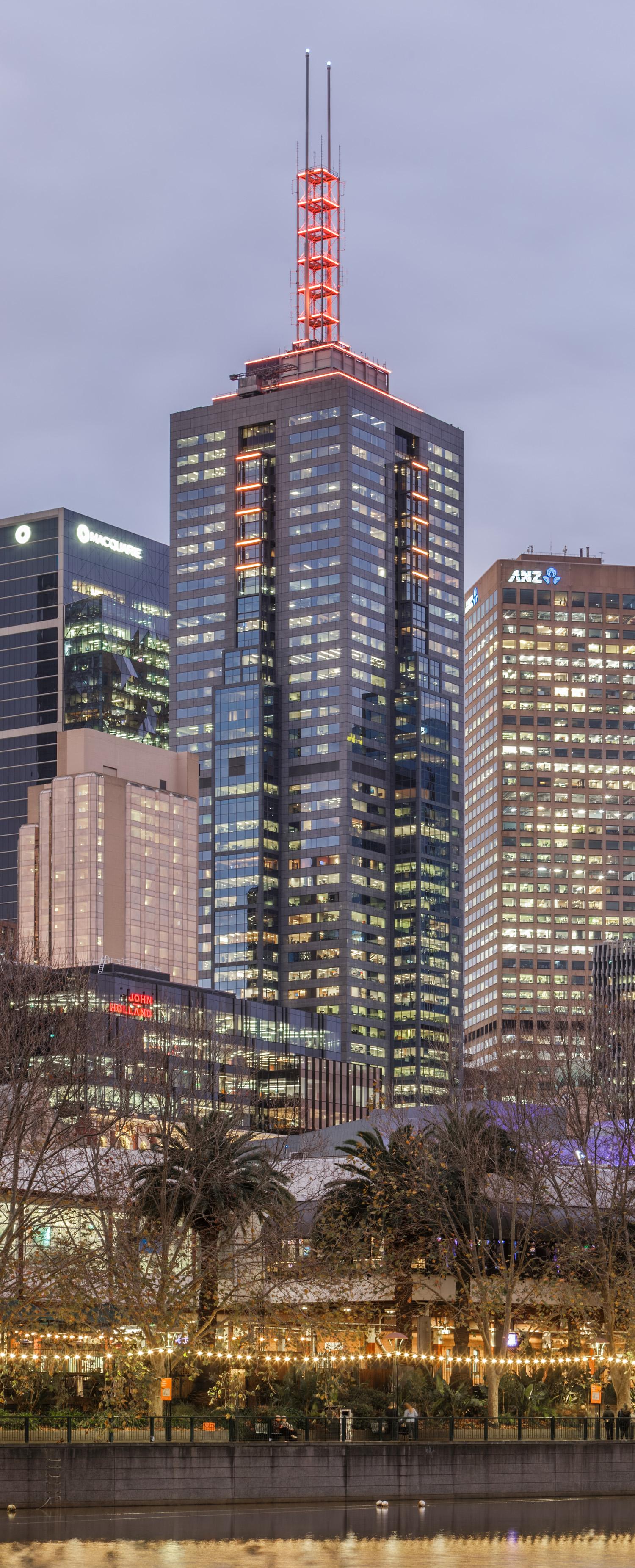 101 Collins Street, Melbourne - View across Yarra River. © Mathias Beinling