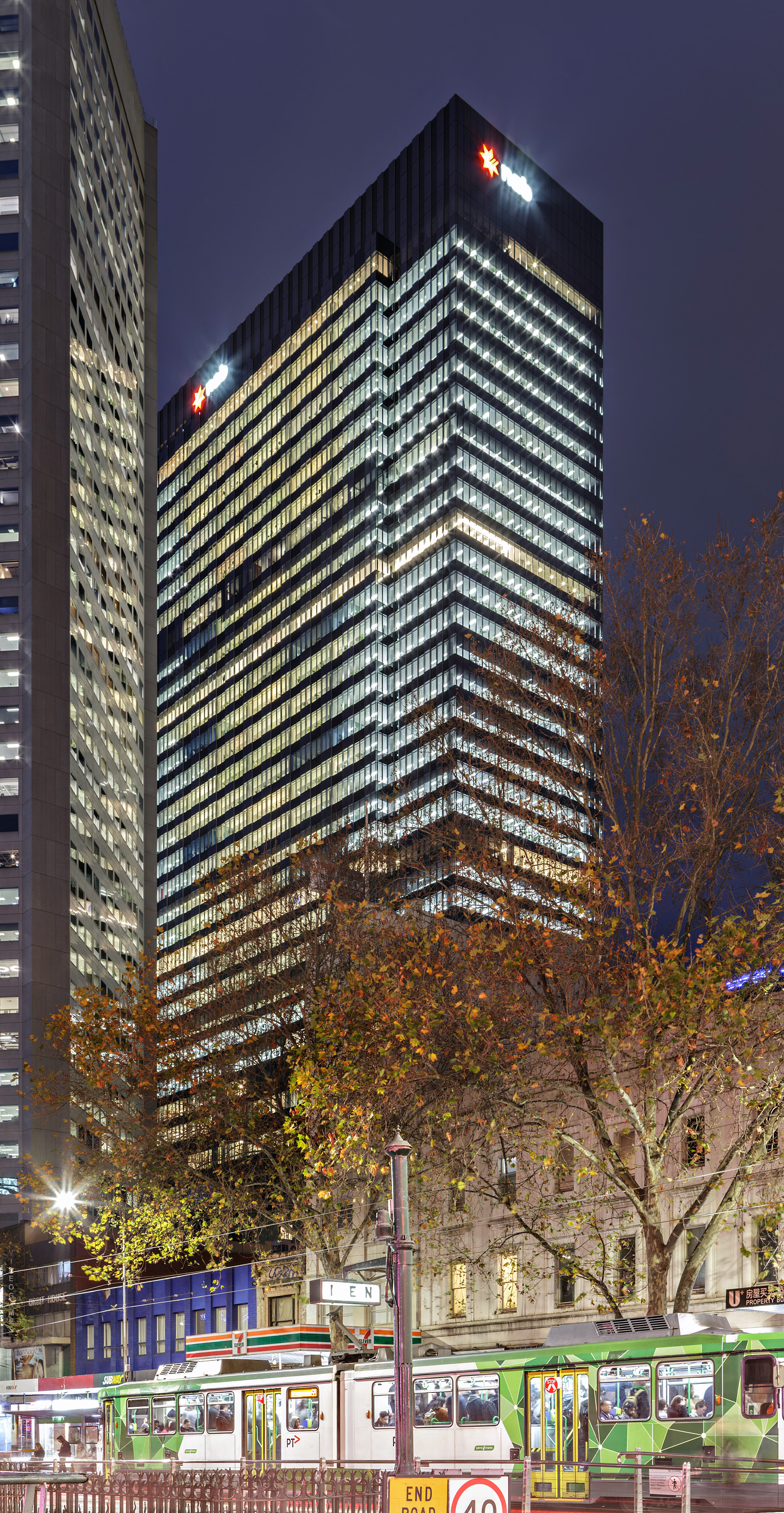 405 Bourke Street, Melbourne - View from the north. © Mathias Beinling