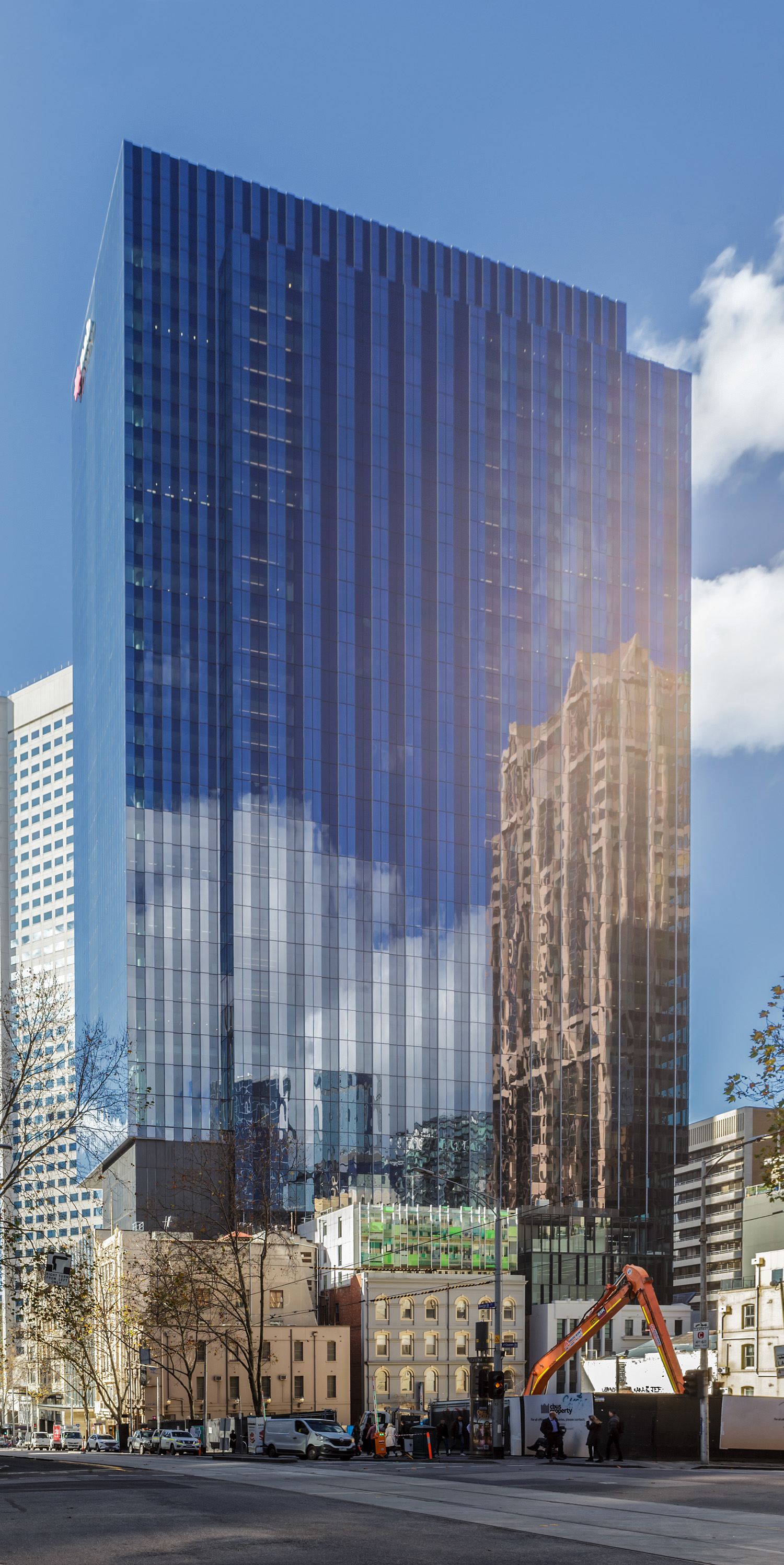 405 Bourke Street, Melbourne - View from the west. © Mathias Beinling
