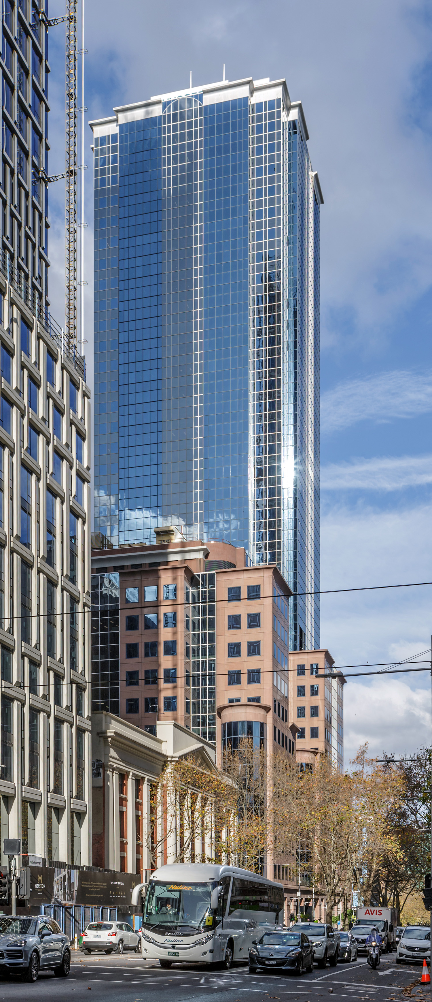 530 Collins Street, Melbourne - View from the northwest. © Mathias Beinling