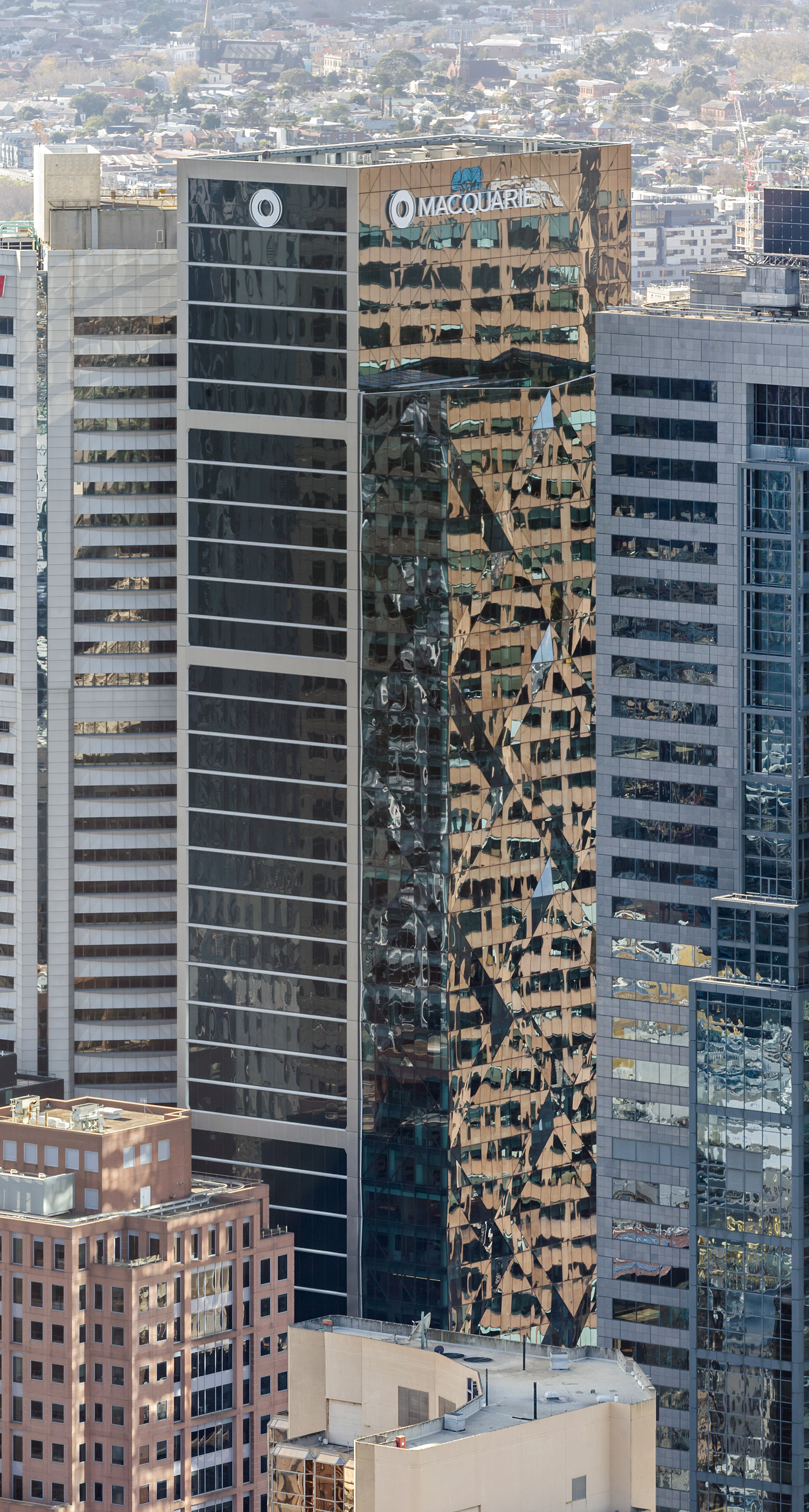 80 Collins South, Melbourne - View from Eureka Tower. © Mathias Beinling