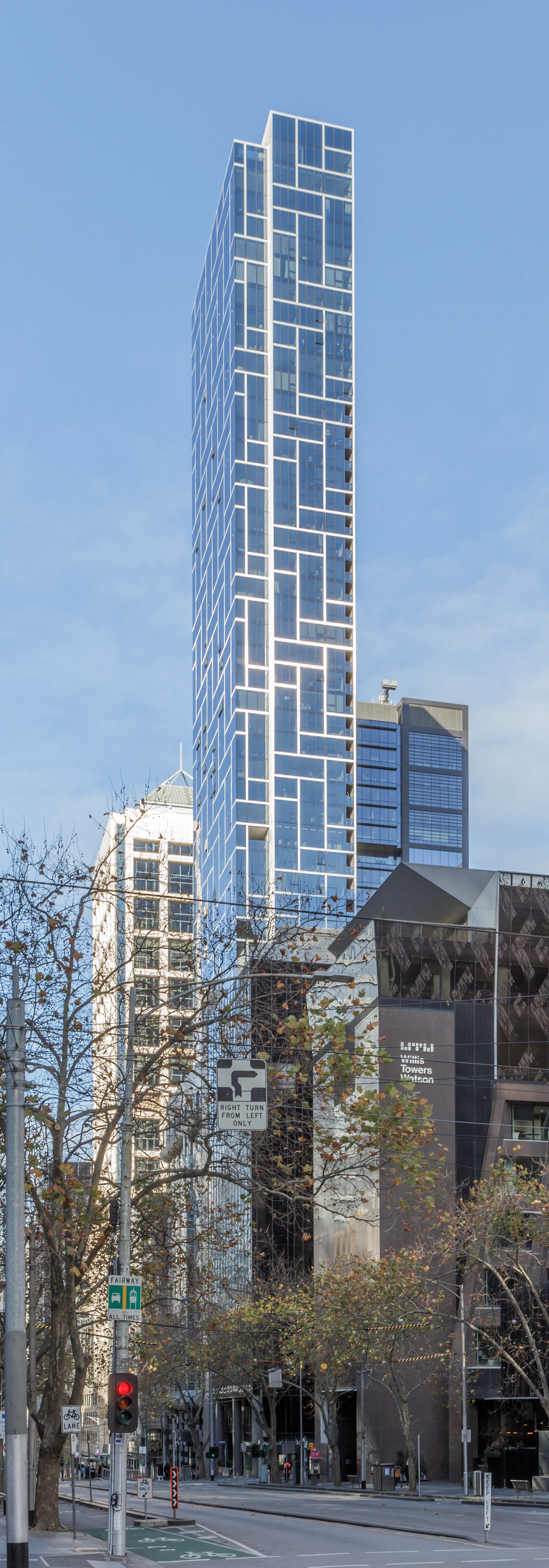 Collins House, Melbourne - View from the north. © Mathias Beinling