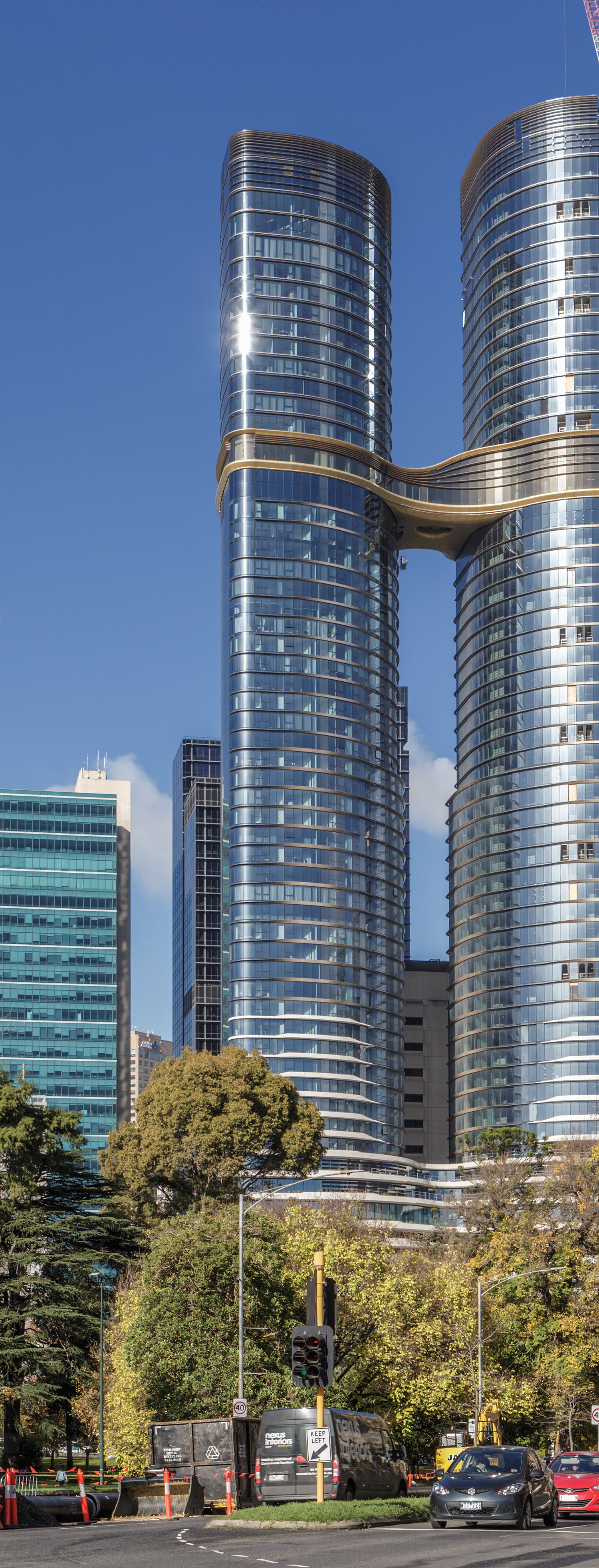 Sapphire by the Gardens, Melbourne - View from the north. © Mathias Beinling