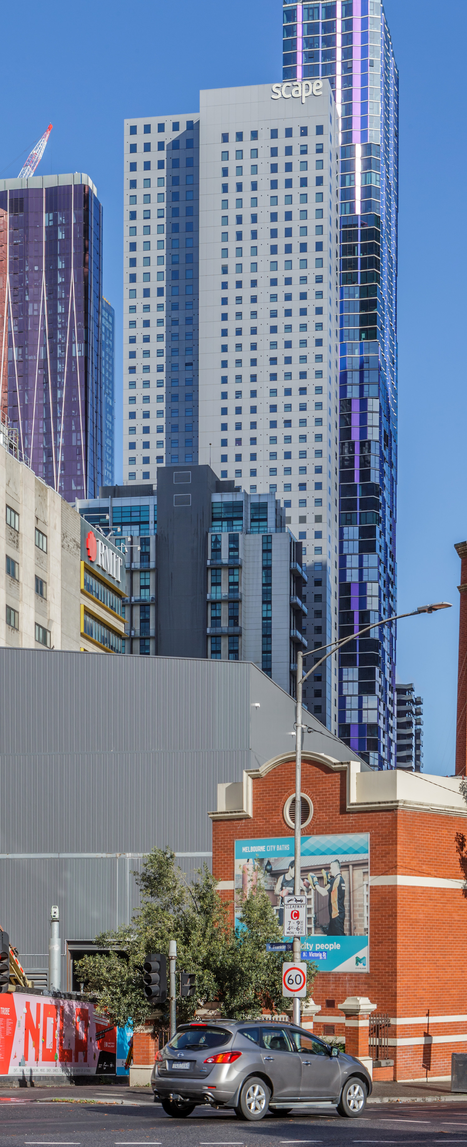 Scape on Franklin, Melbourne - View from the northeast. © Mathias Beinling