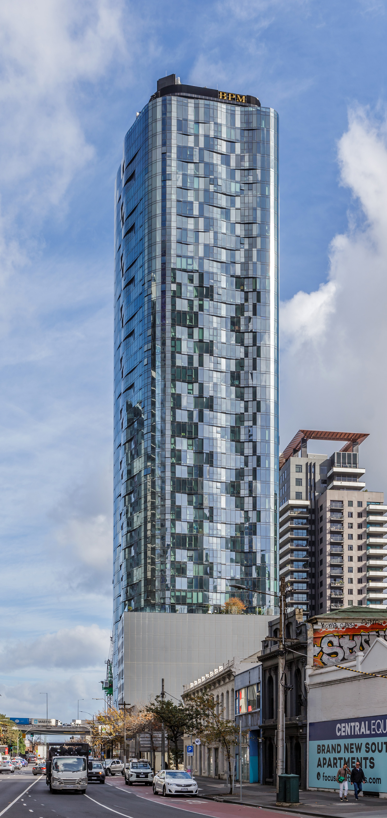 Shadow Play, Melbourne - View from the northeast. © Mathias Beinling