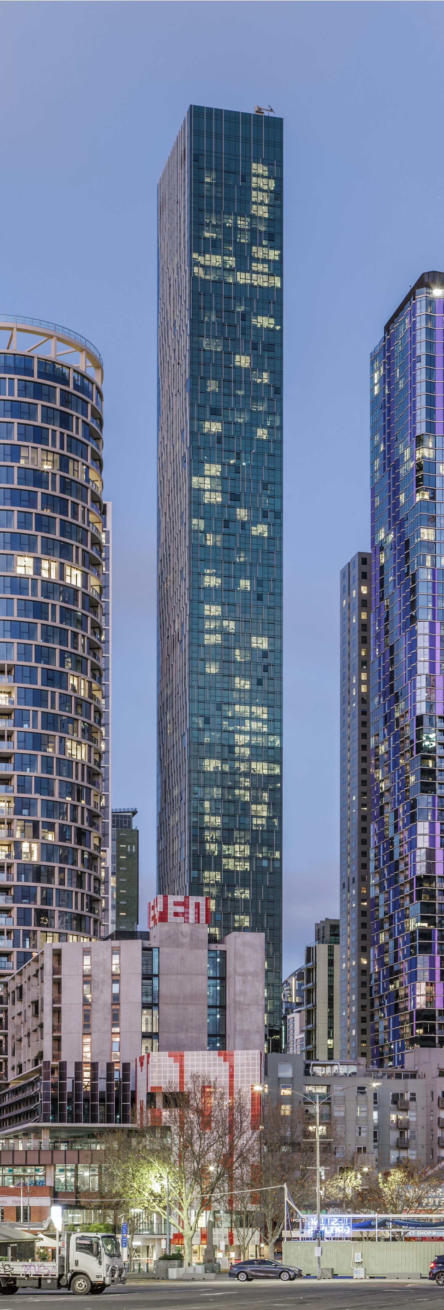 Victoria One, Melbourne - View from the west. © Mathias Beinling
