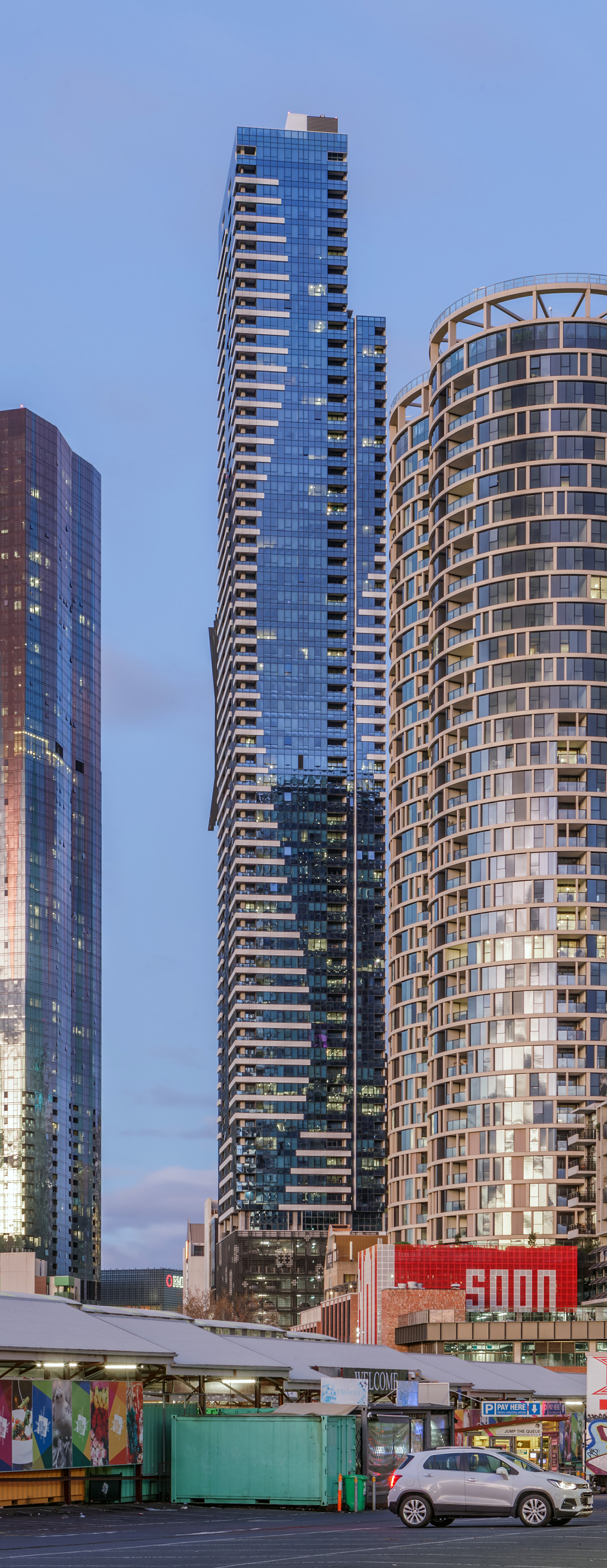 Vision Apartments, Melbourne - View frpm the southwest. © Mathias Beinling