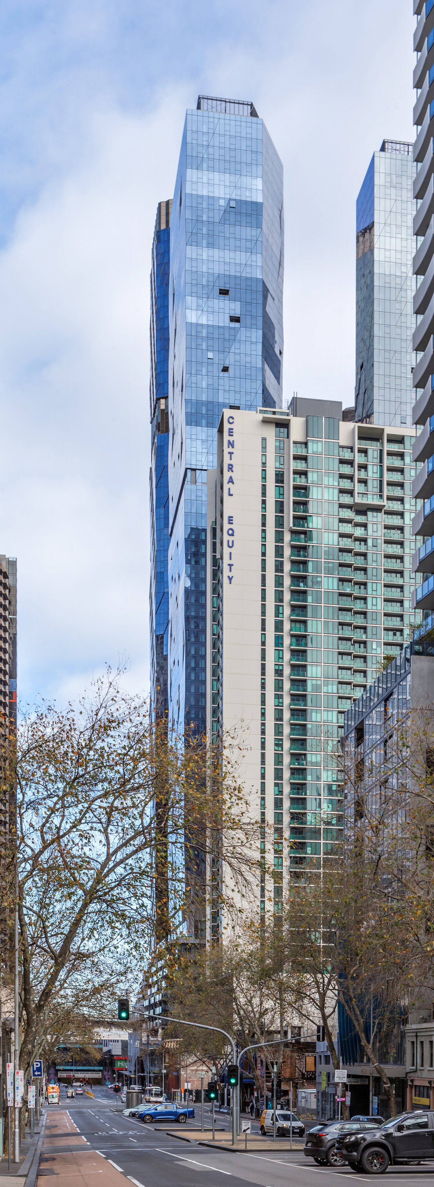 West Side Place Tower D, Melbourne - View from the east. © Mathias Beinling
