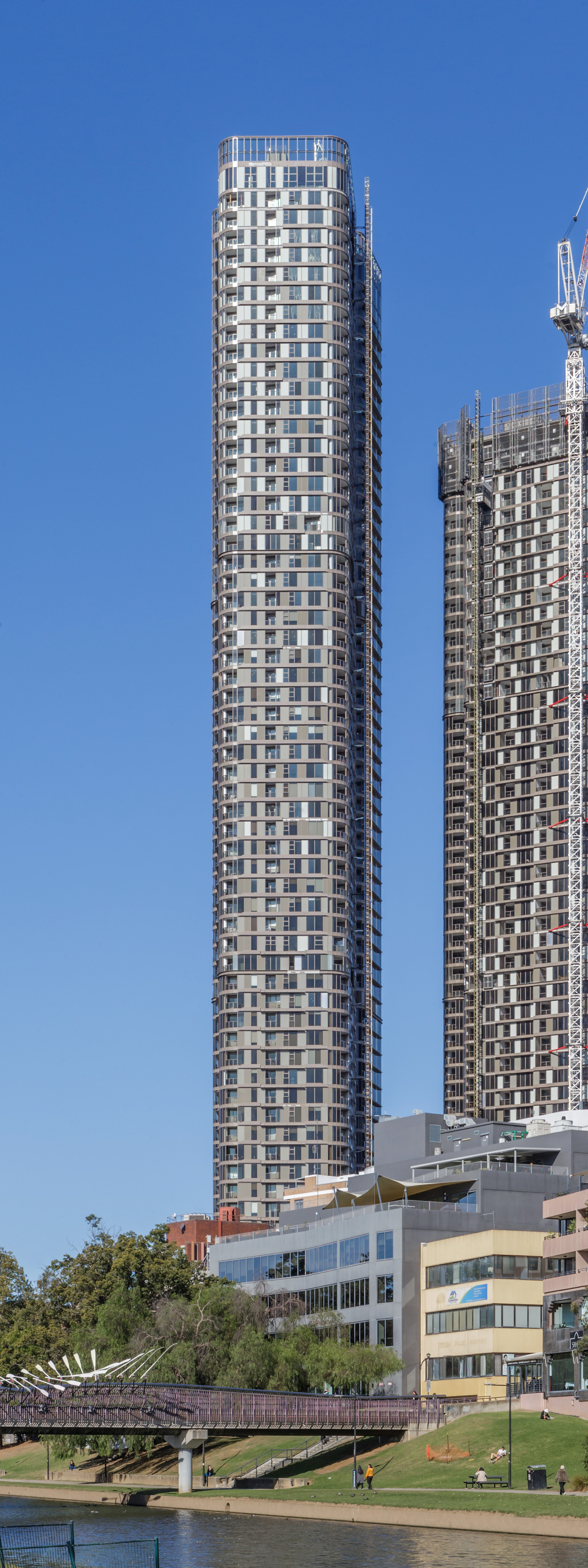 180 George North Tower, Parramatta - View from the northwest. © Mathias Beinling
