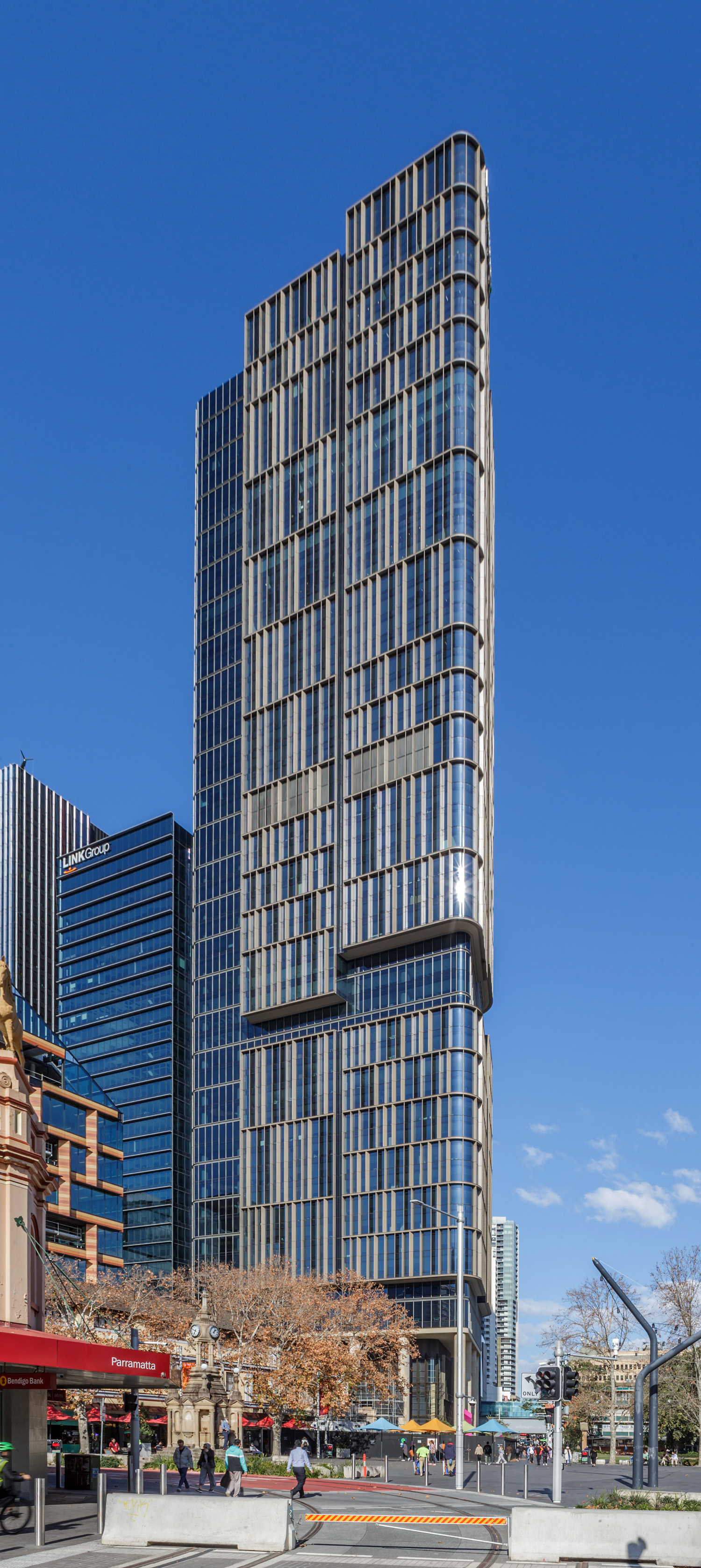 6&8 Parramatta Square, Parramatta - View from the northwest. © Mathias Beinling